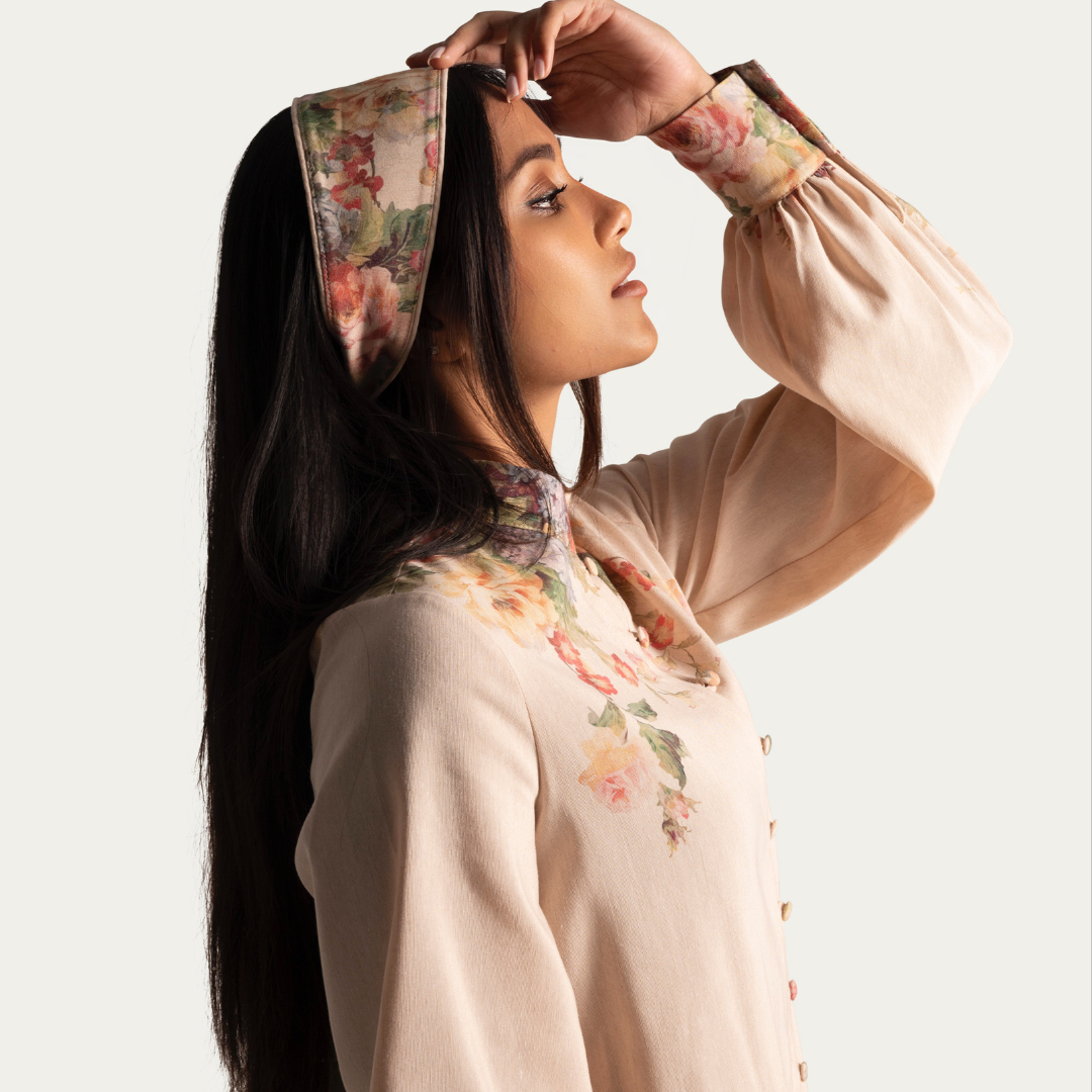 Flower Hafsa kaftan styling tips