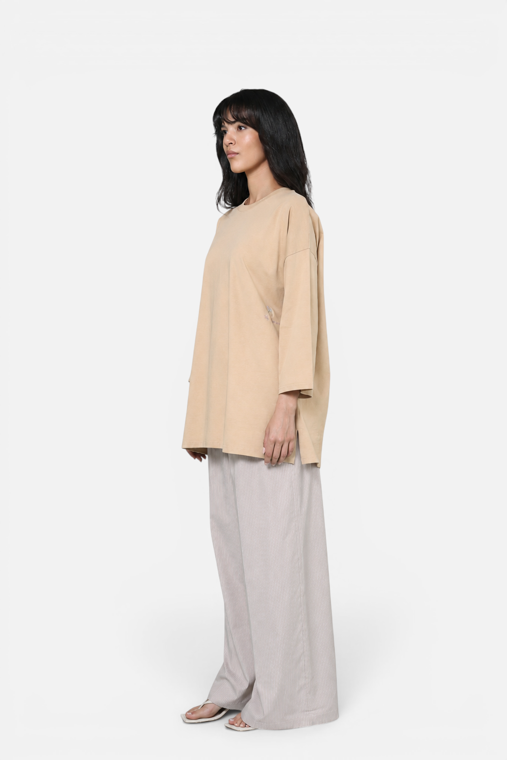 GHALA PANTS <span>KHAKI WHITE STRIPES</span>