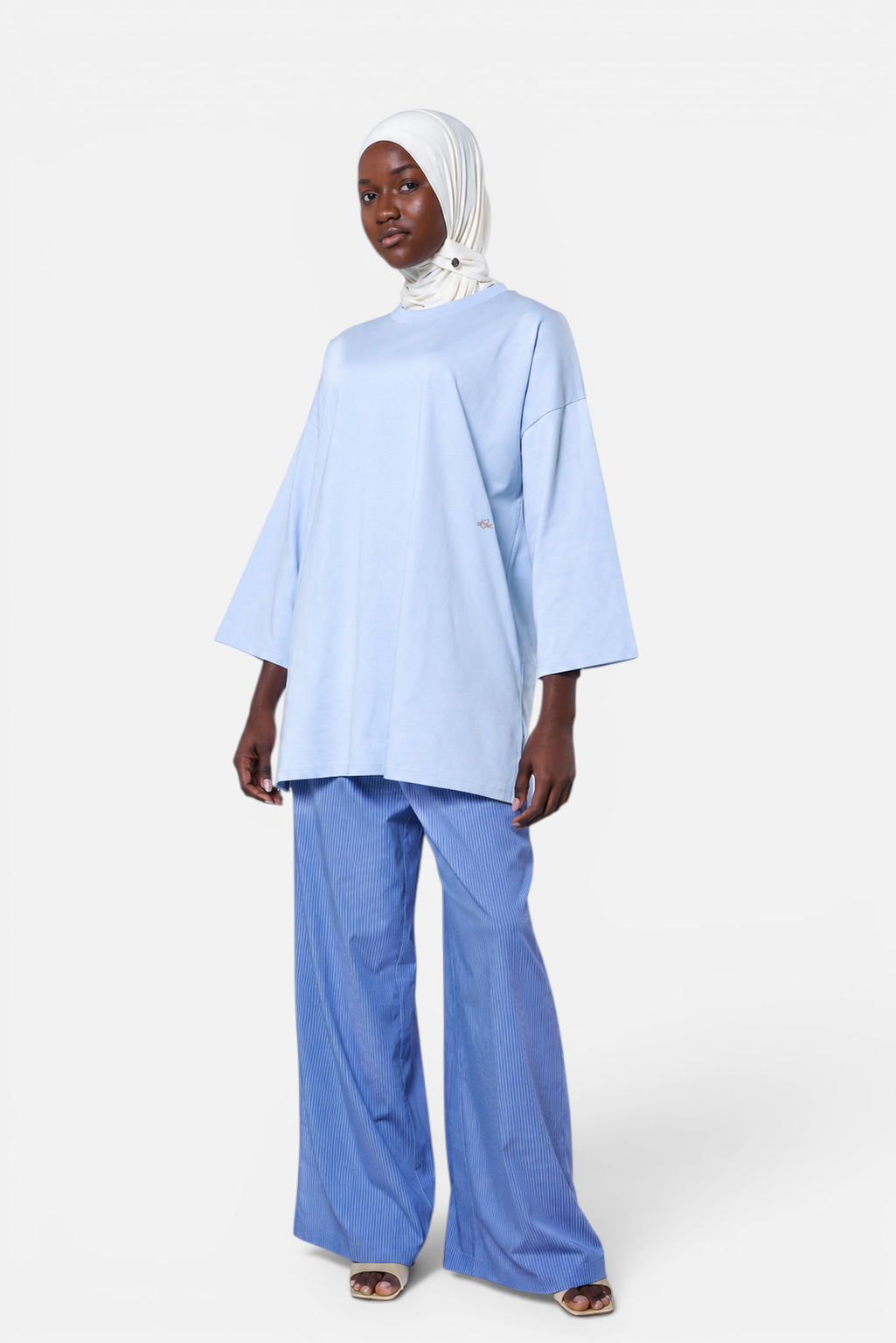 GHALA PANTS <span>BLUE WHITE STRIPES</span>