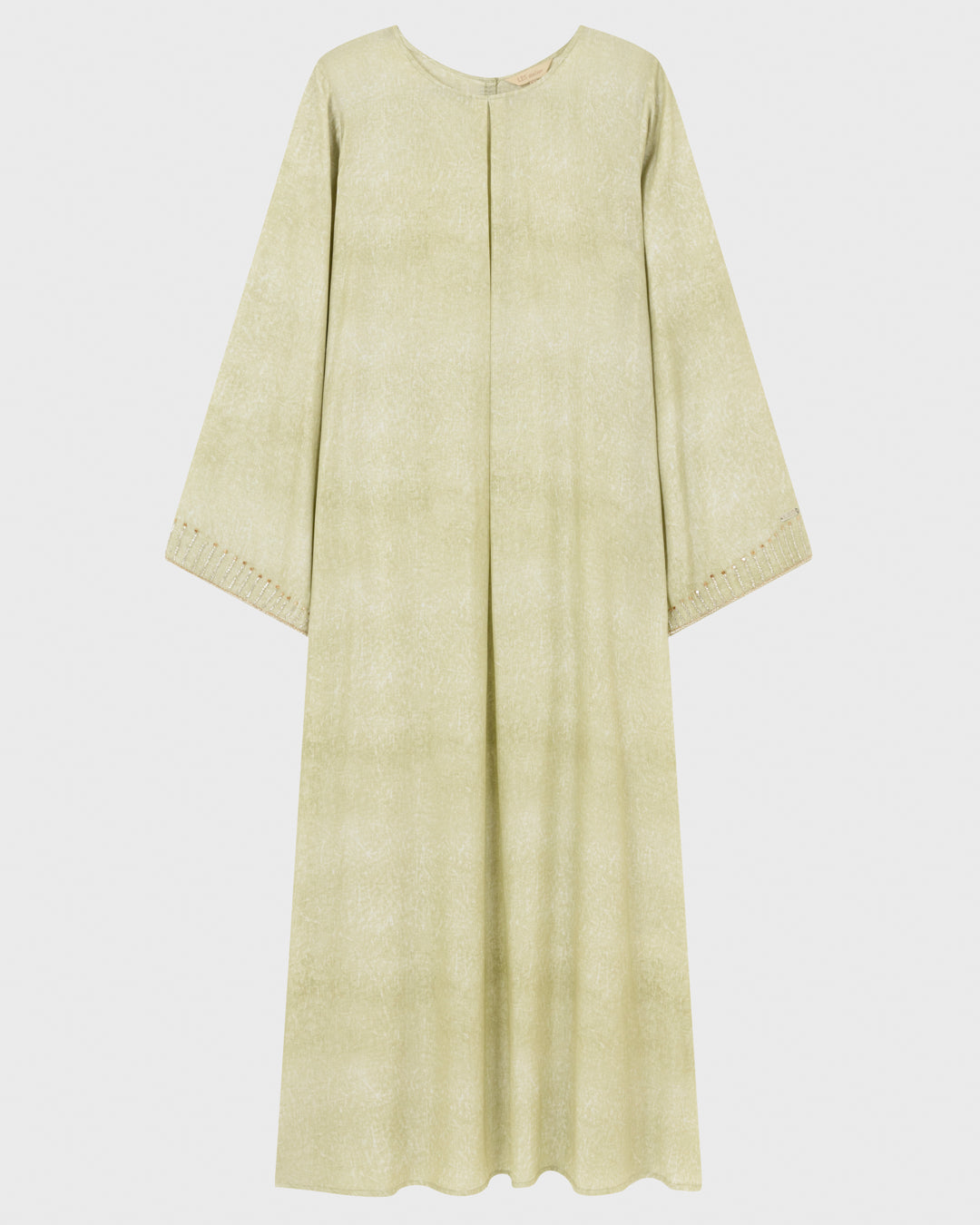 AURELIA DRESS GREEN BEIGE