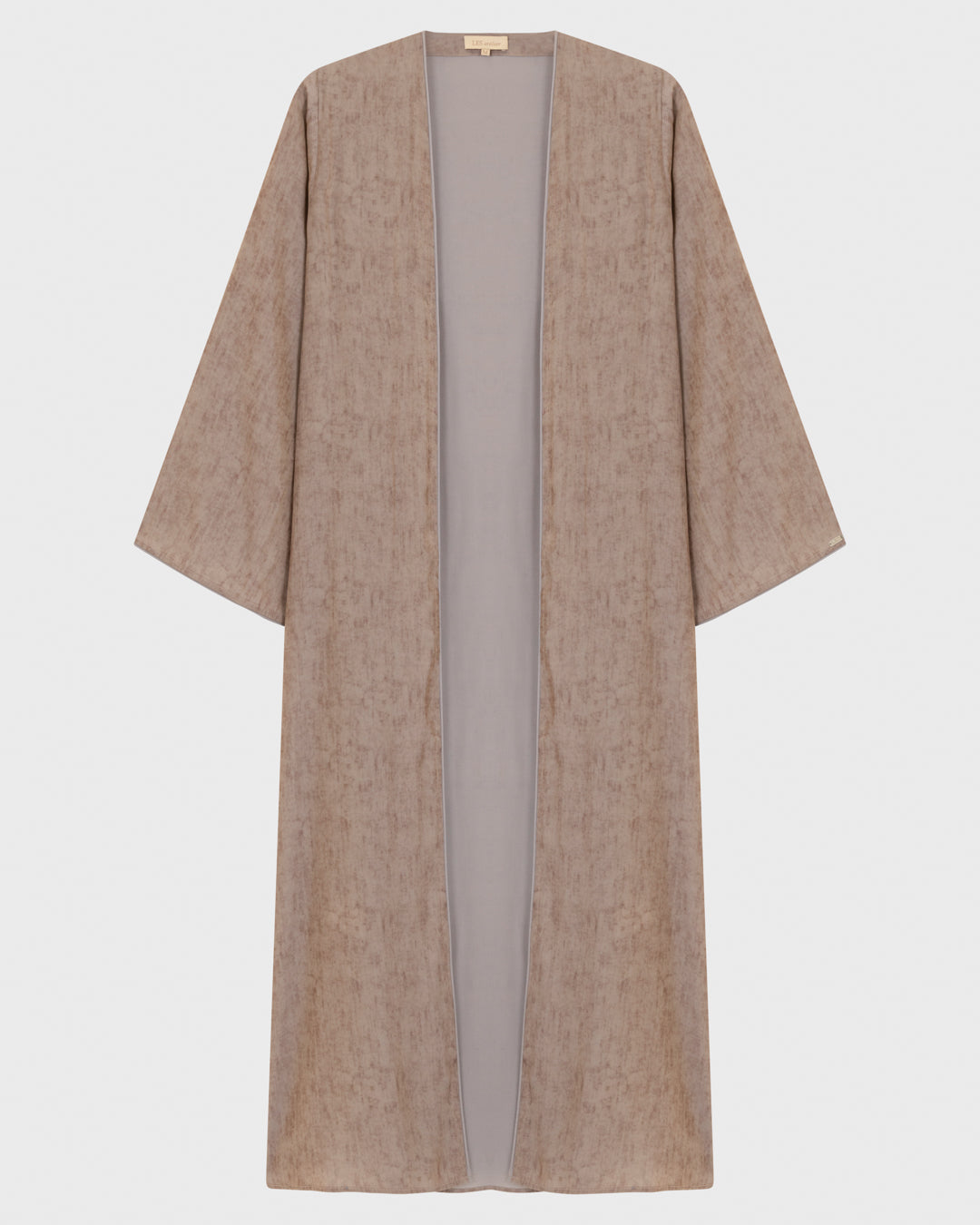 MOANA DRESS ASH BROWN PRINTED