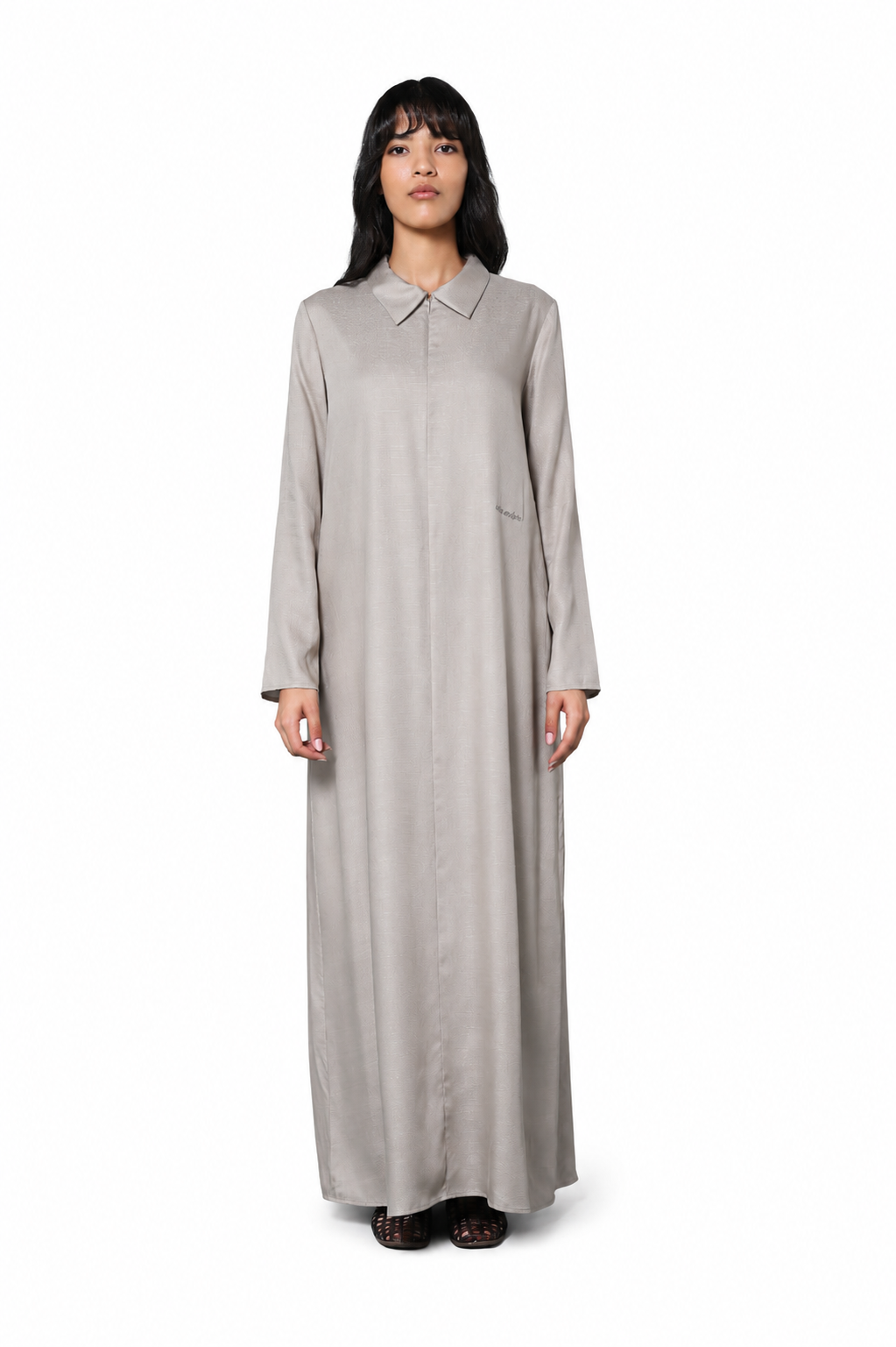 MARIA DRESS <span>MOSS BEIGE</span>