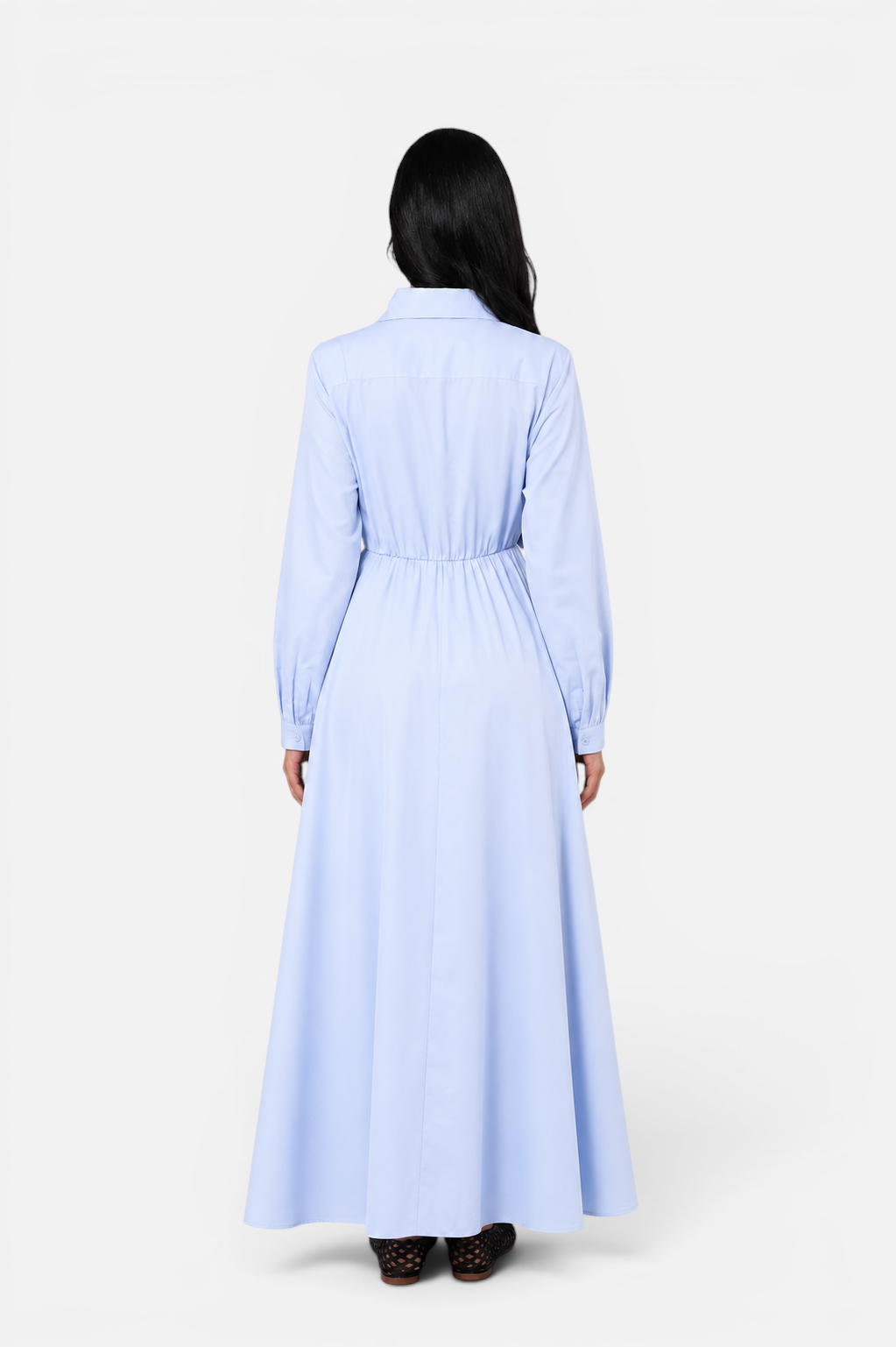 SOFIA WRAP DRESS <span>SOFT BLUE</span>