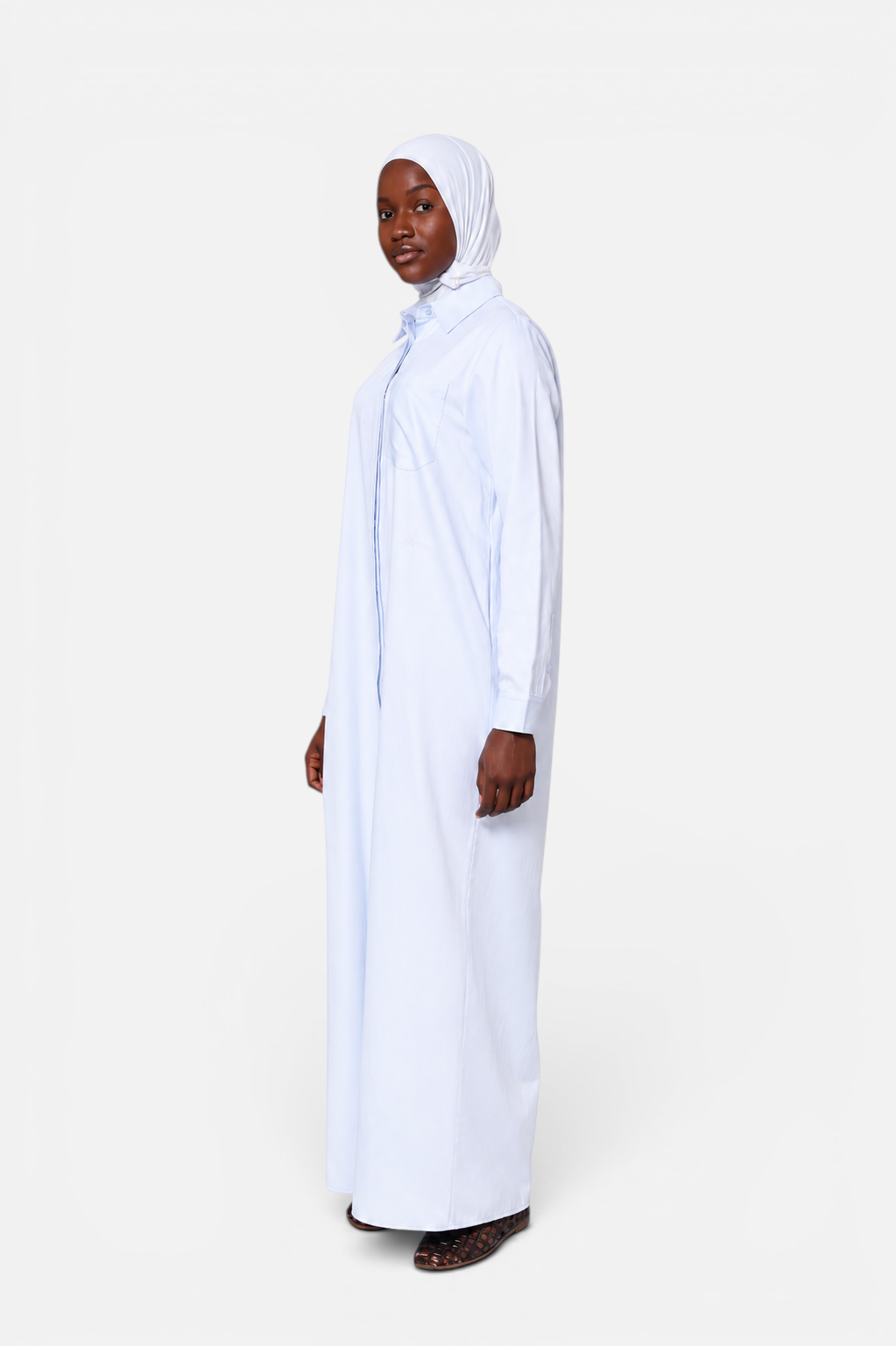 SHEY DRESS <span>LIGHT BLUE WITH DOTS</span>