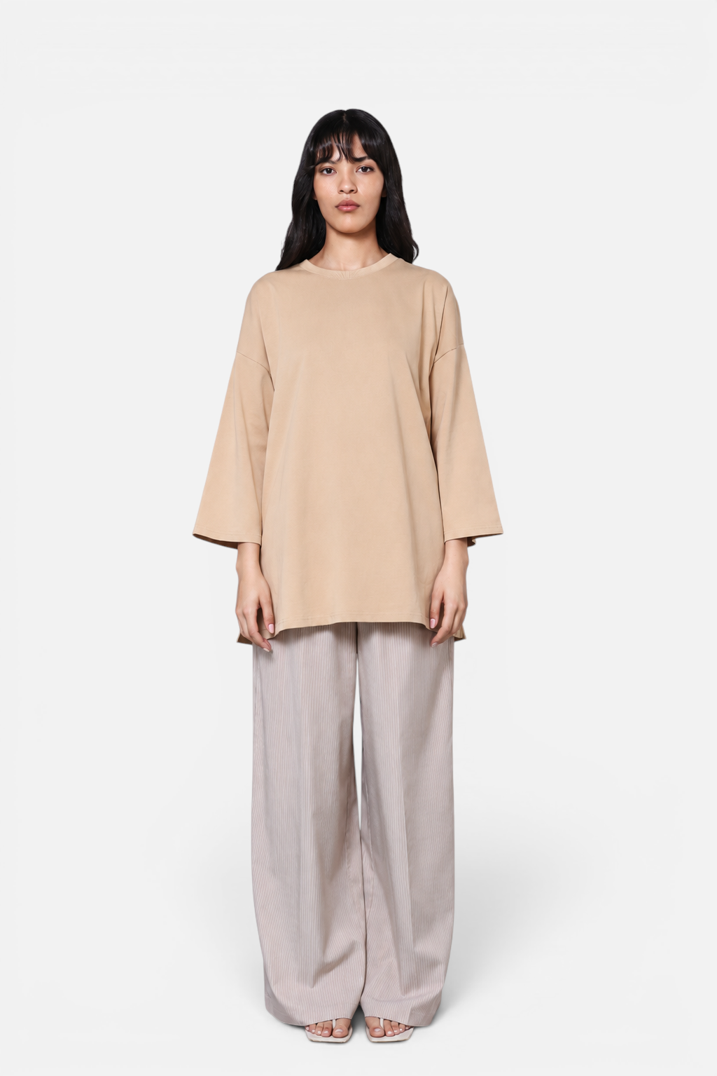 GHALA PANTS <span>KHAKI WHITE STRIPES</span>