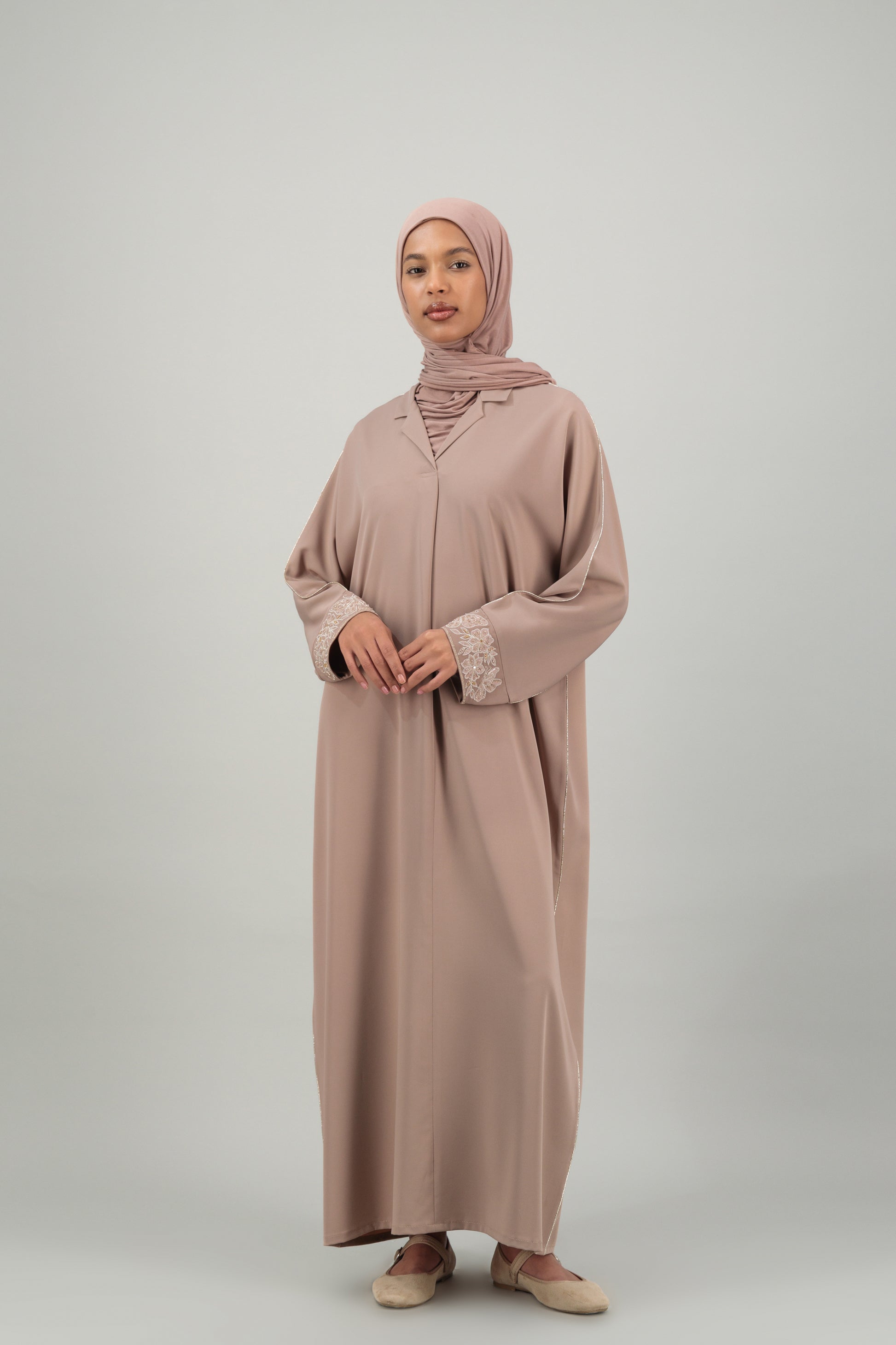 Amina Dress Dusty Pink