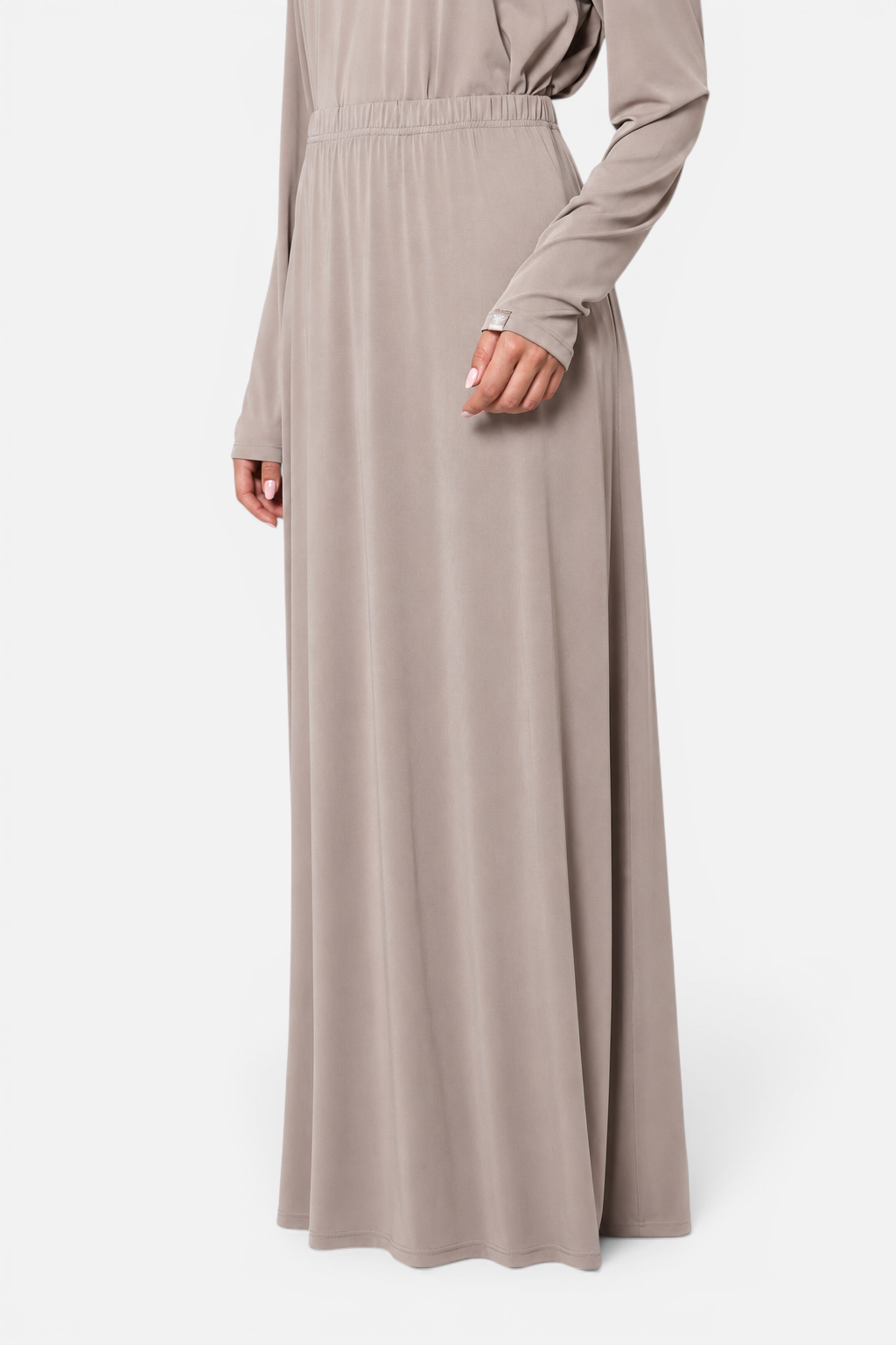 SERINE MODAL SKIRT <span>KHAKI</span>