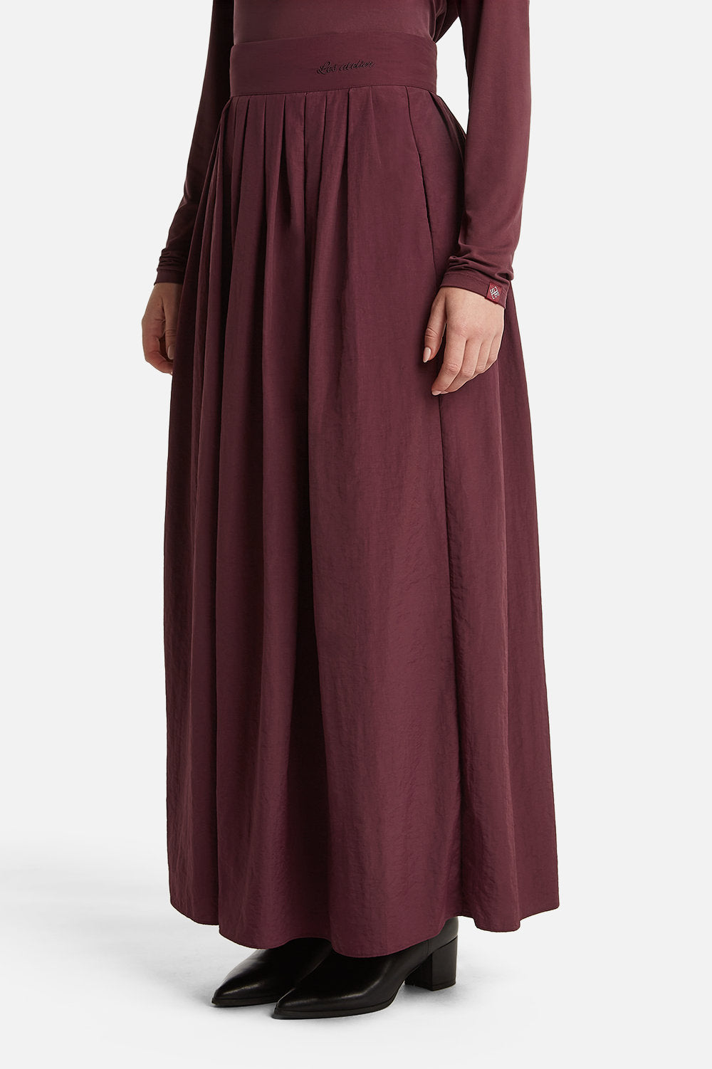 NOURA PLEATED SKIRT <span>WILD BERRY</span>