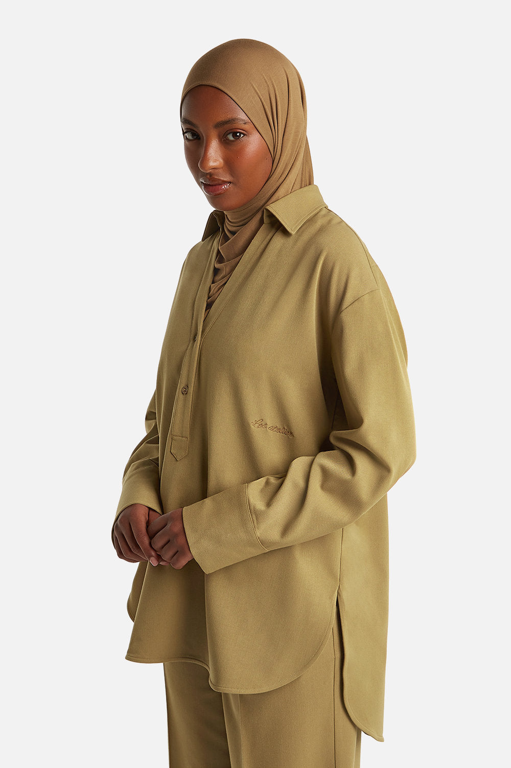 SEEMA SHIRT <span>MOSS KHAKI</span>