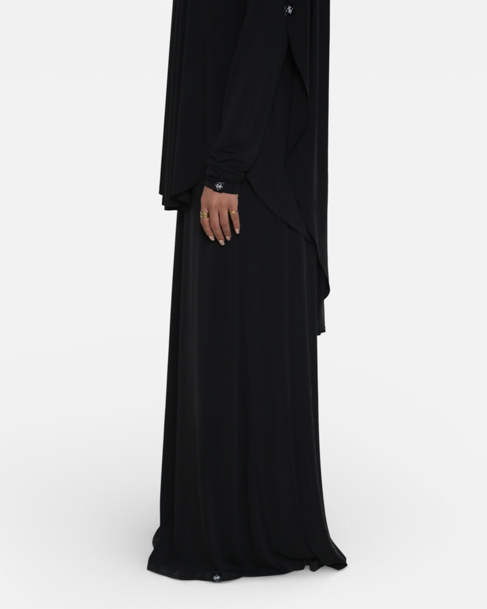 SERINE MODAL SKIRT <span>BLACK</span>
