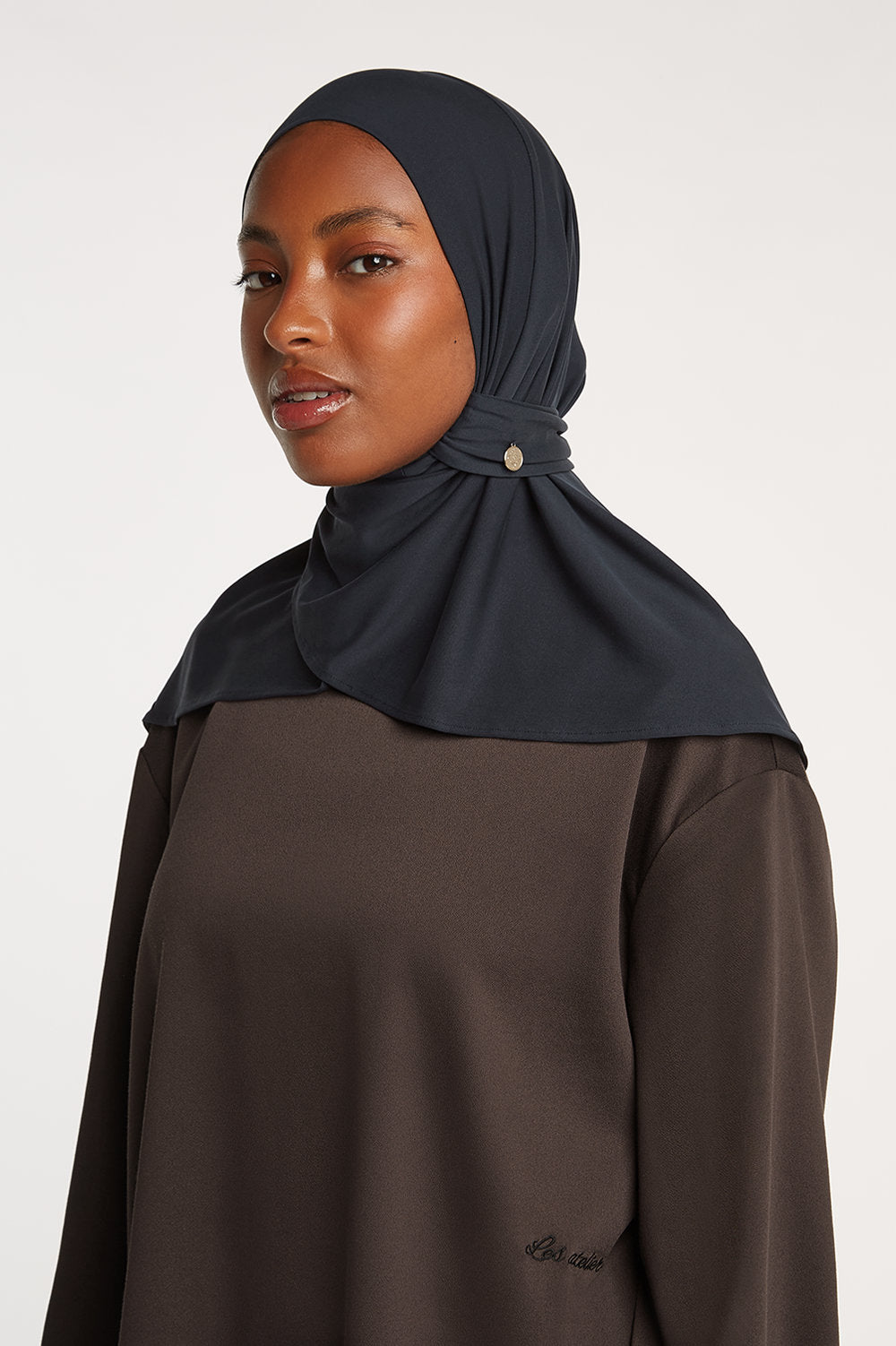 MODAL PULL ON SCARF SHORT <span>MIDNIGHT NAVY</span>