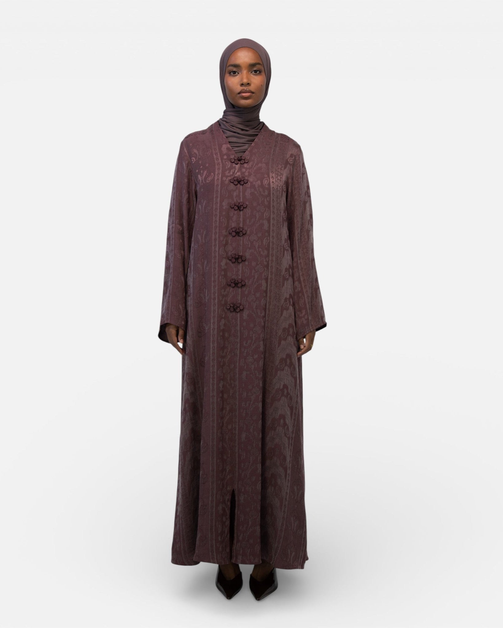 FAIROUZ DRESS <span>DUSTY PLUM</span>