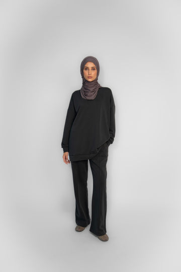 RAYA SWEATER CHARCOAL