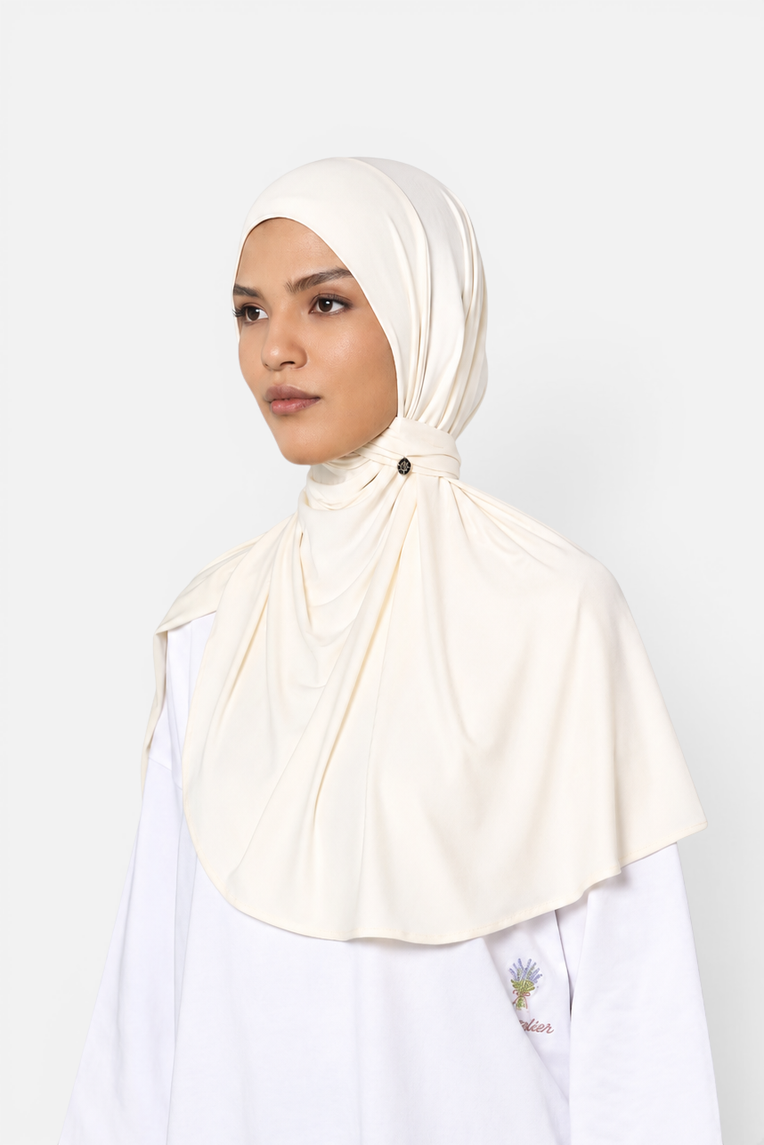 MODAL PULL ON SCARF LONG <span>OFF WHITE</span>