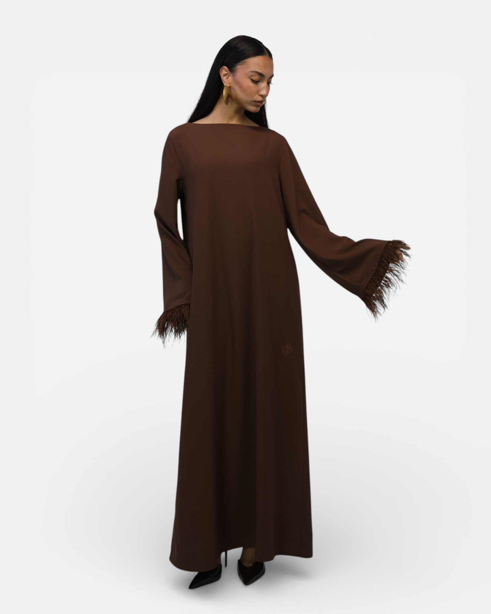 TAYMA DRESS <span>CHESTNUT</span>