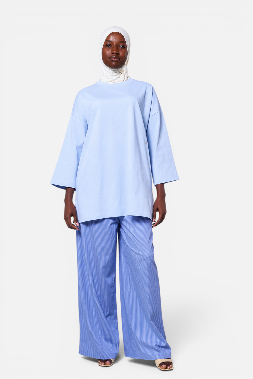 GHALA PANTS <span>BLUE WHITE STRIPES</span>