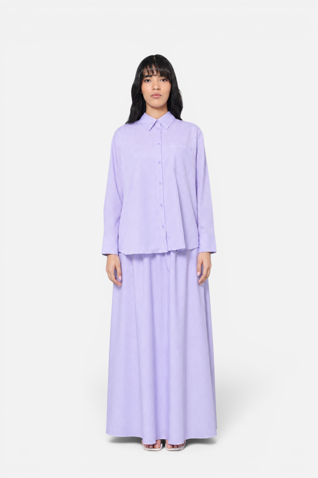 LUNA SKIRT <span>LILAC STRIPES</span>