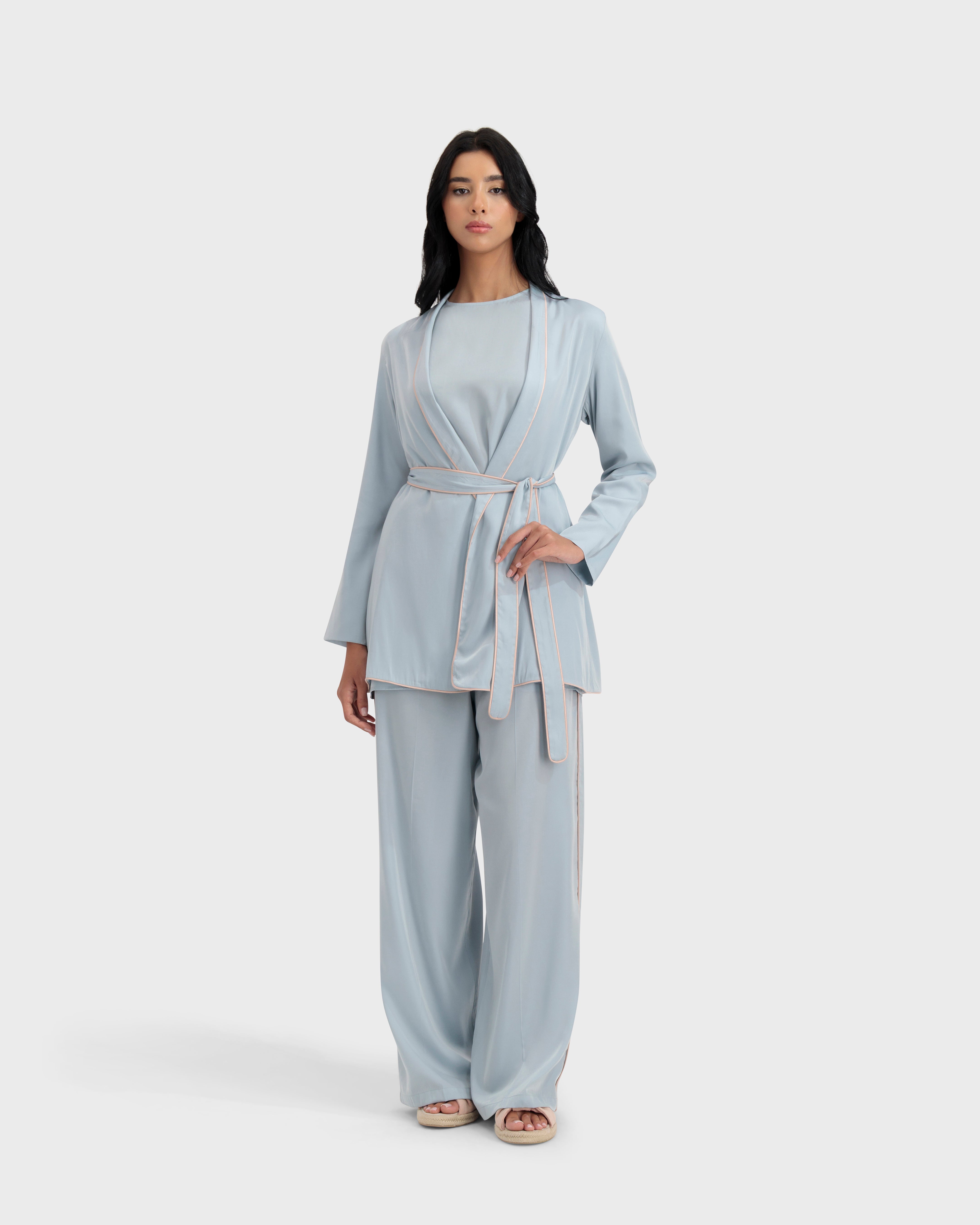 EVA KIMONO BLAZER LIGHT BLUE