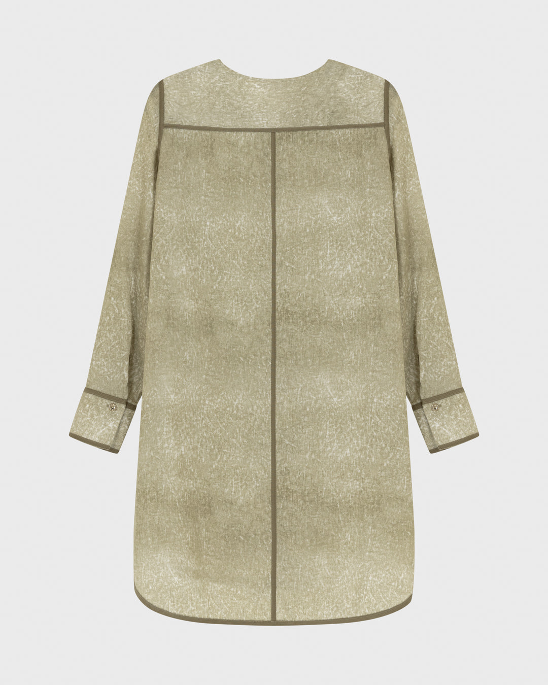 MAYA BLOUSE OLIVE GREEN PRINTED