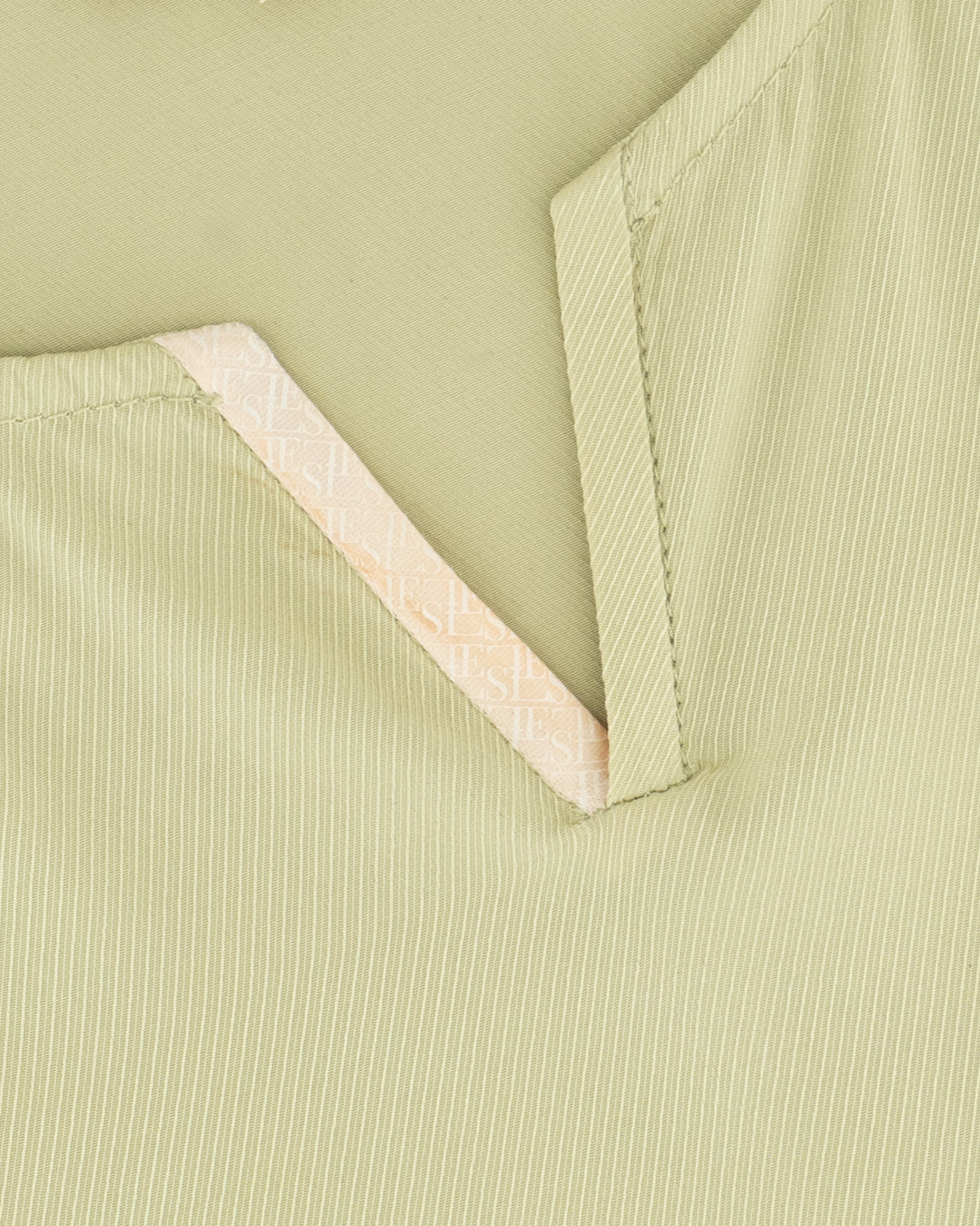 LANI DRESS GREEN BEIGE