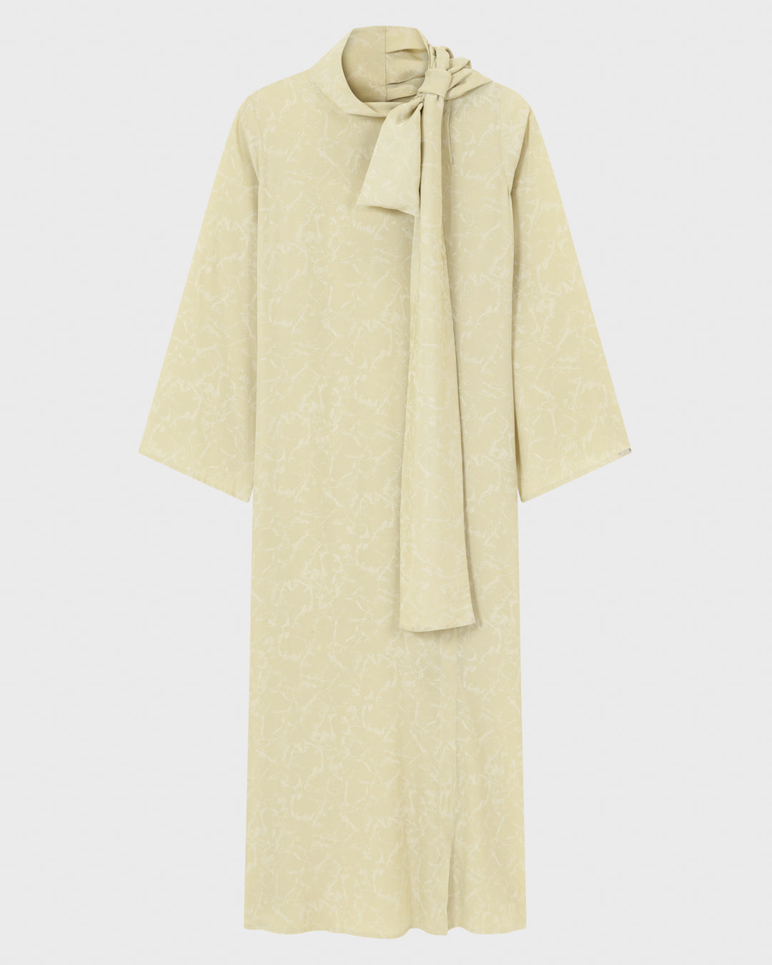 THE SOLEIL DRESS GREEN BEIGE