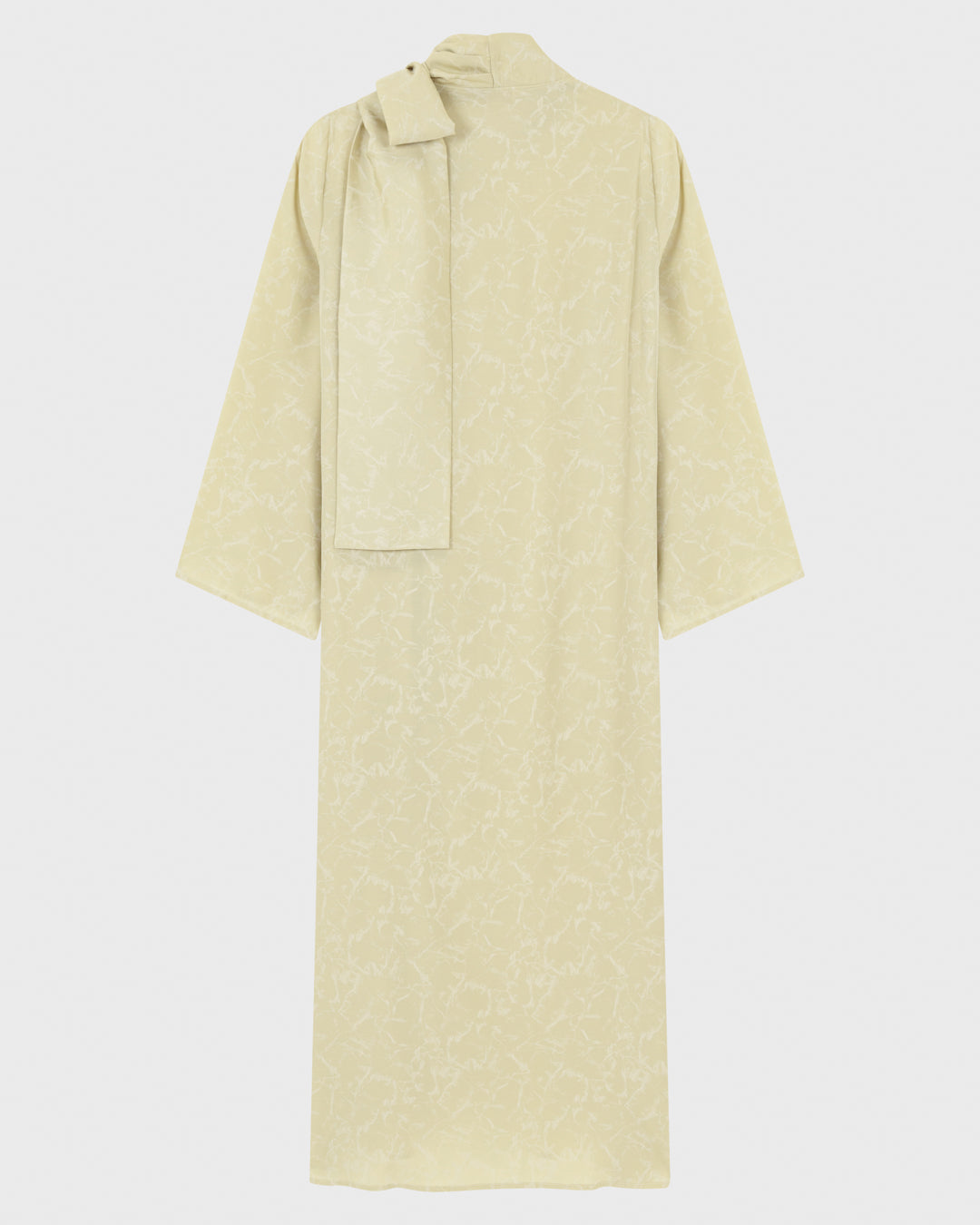 THE SOLEIL DRESS GREEN BEIGE