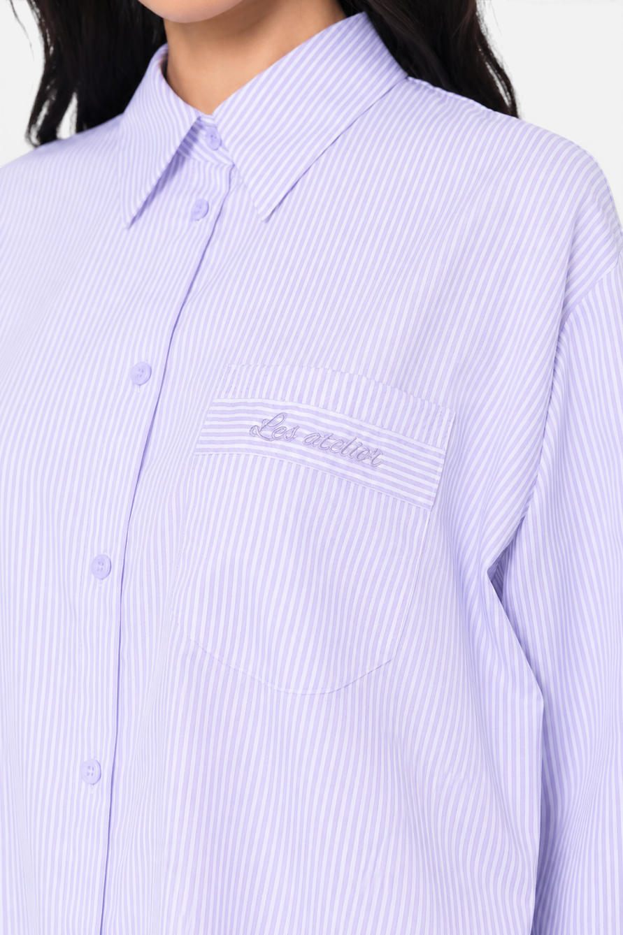 ITRI SHIRT <span>LILAC STRIPES</span>