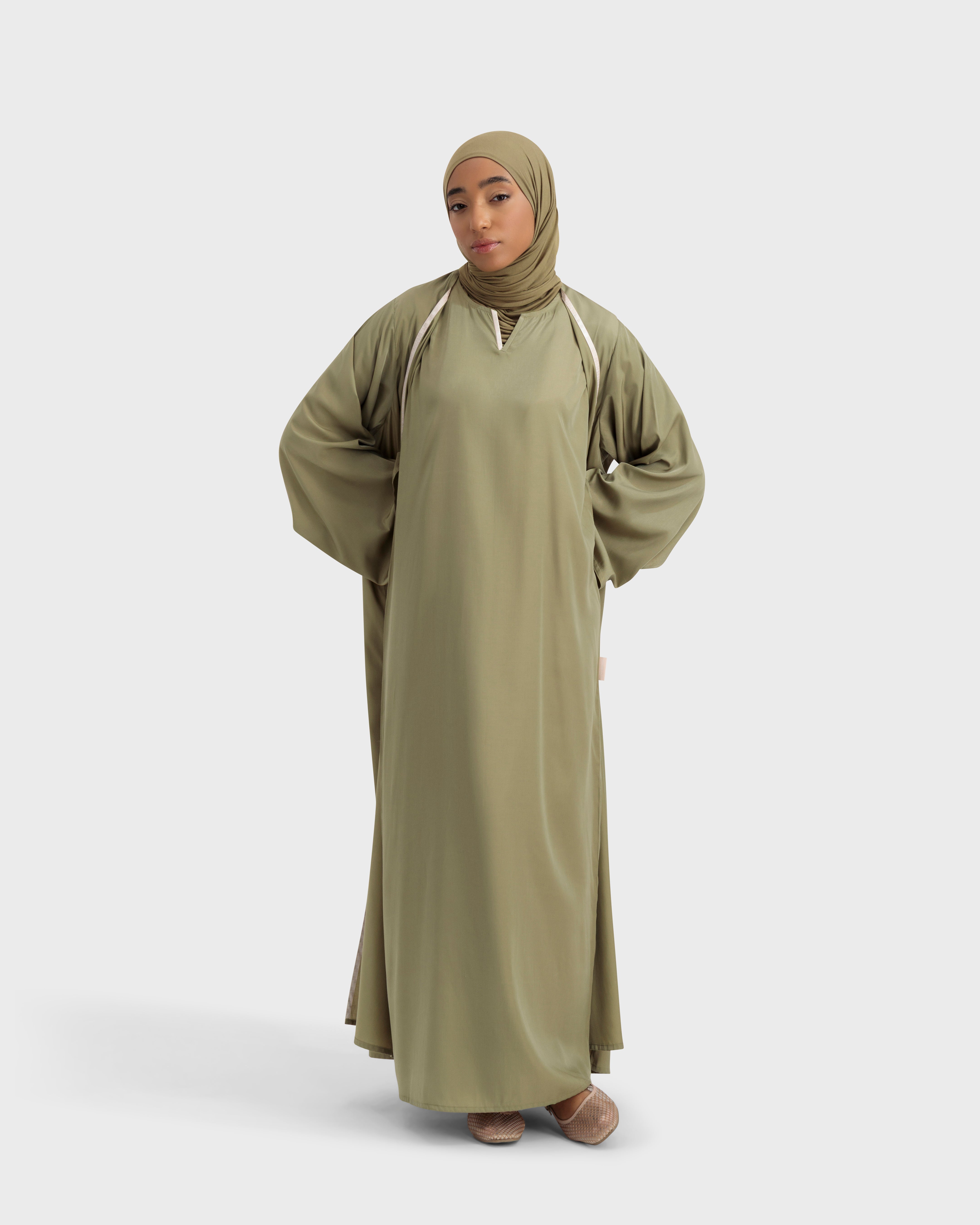 LANI DRESS OLIVE GREEN