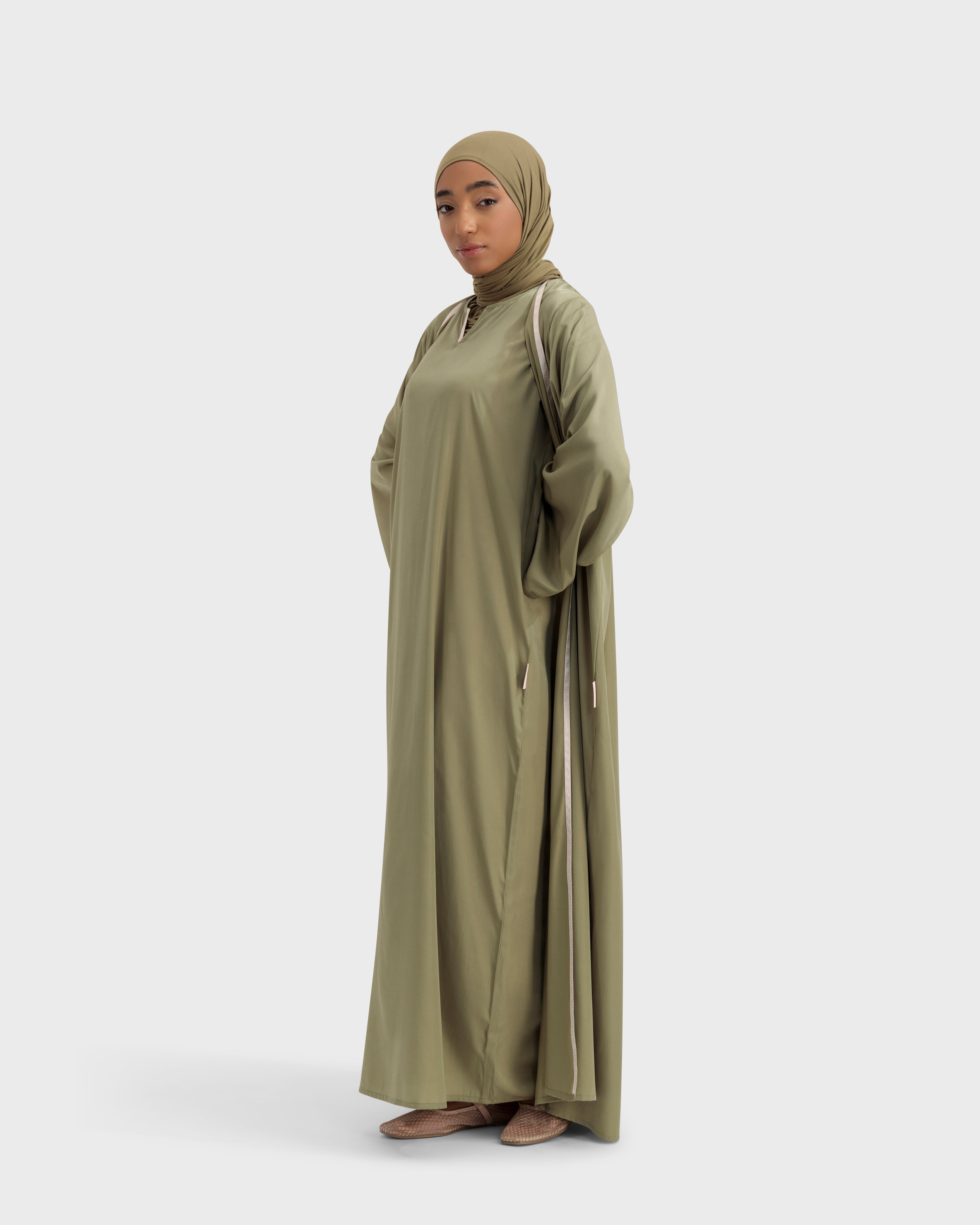 LANI DRESS OLIVE GREEN