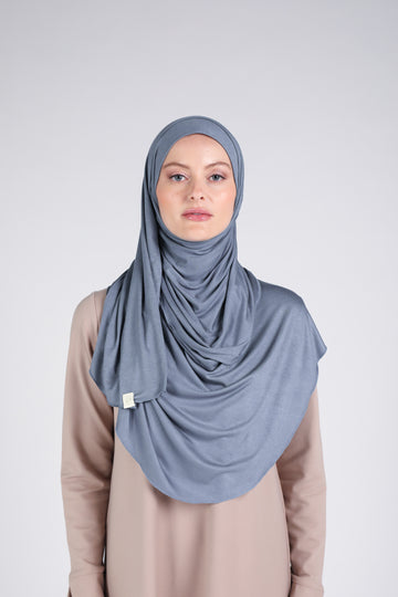 Cotton Rayon Steel Grey