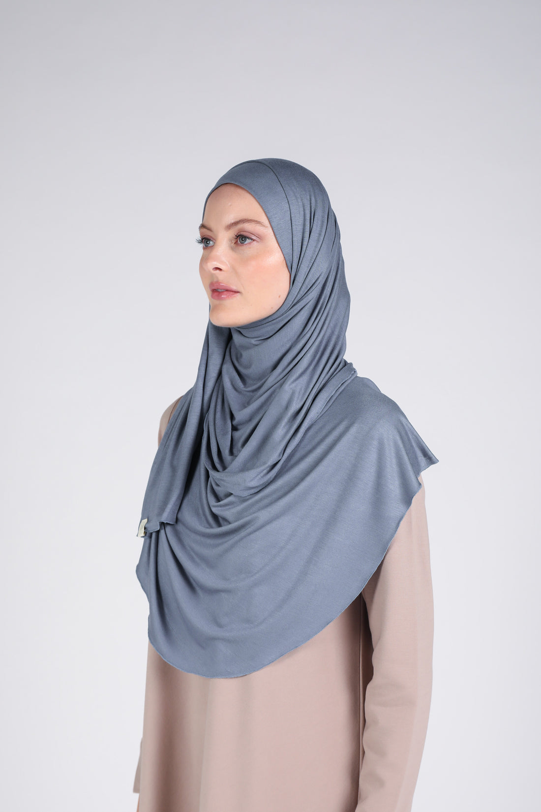 Cotton Rayon Steel Grey