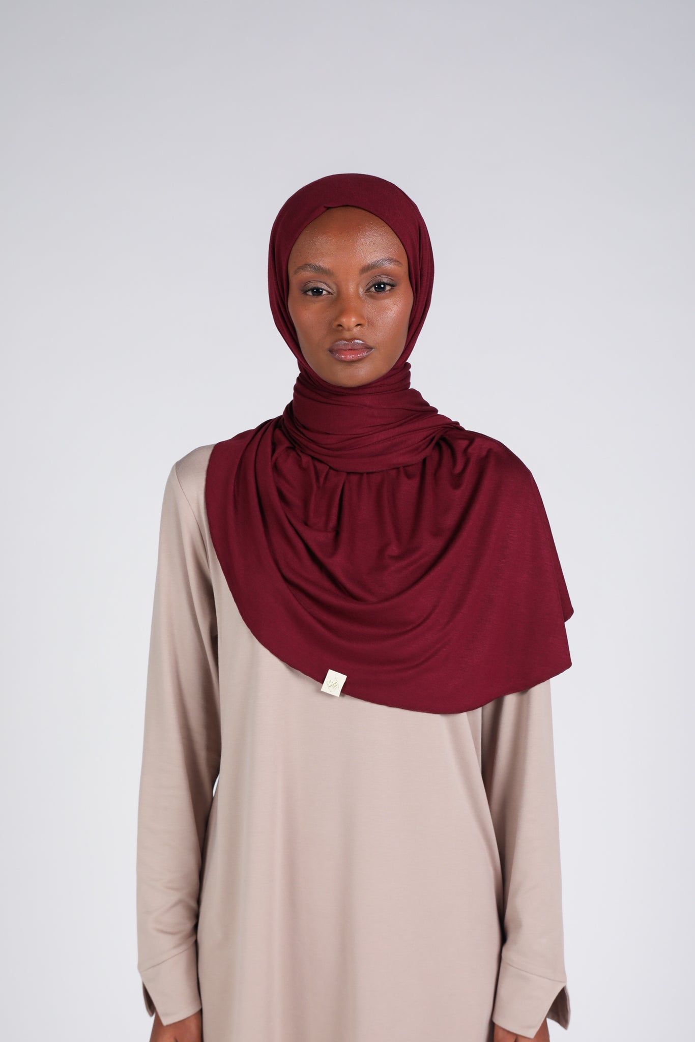 Cotton Rayon Bordeaux