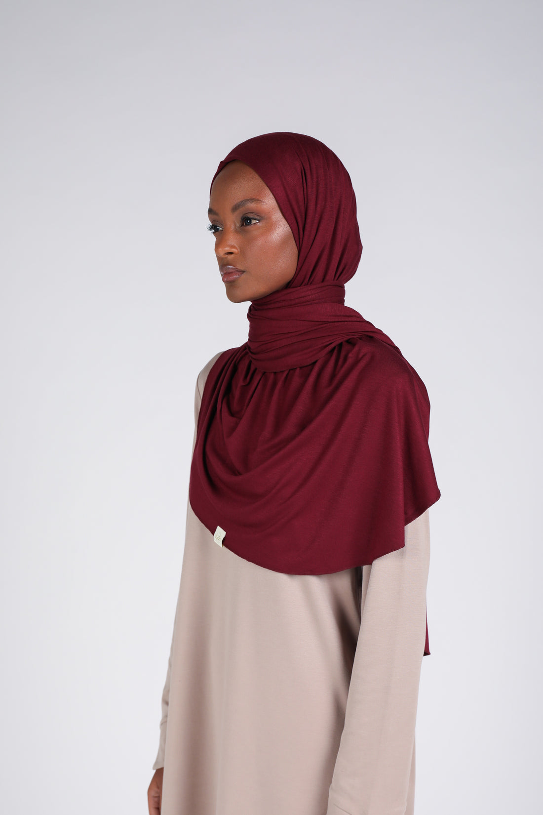 Cotton Rayon Bordeaux