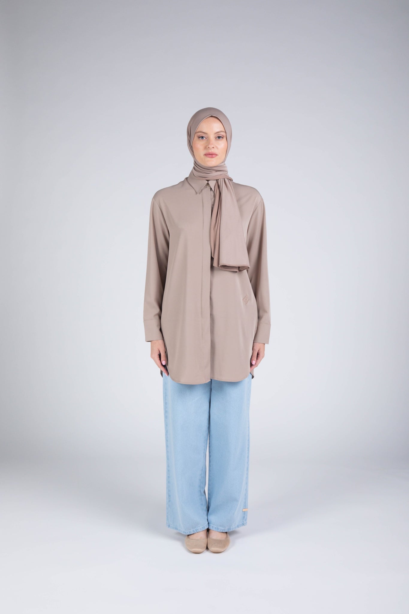 Selma Blouse Stone