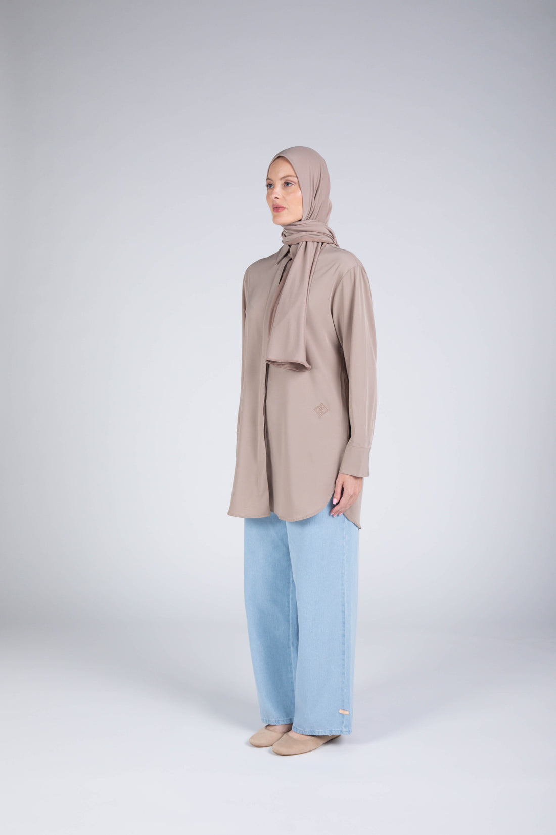 Selma Blouse Stone