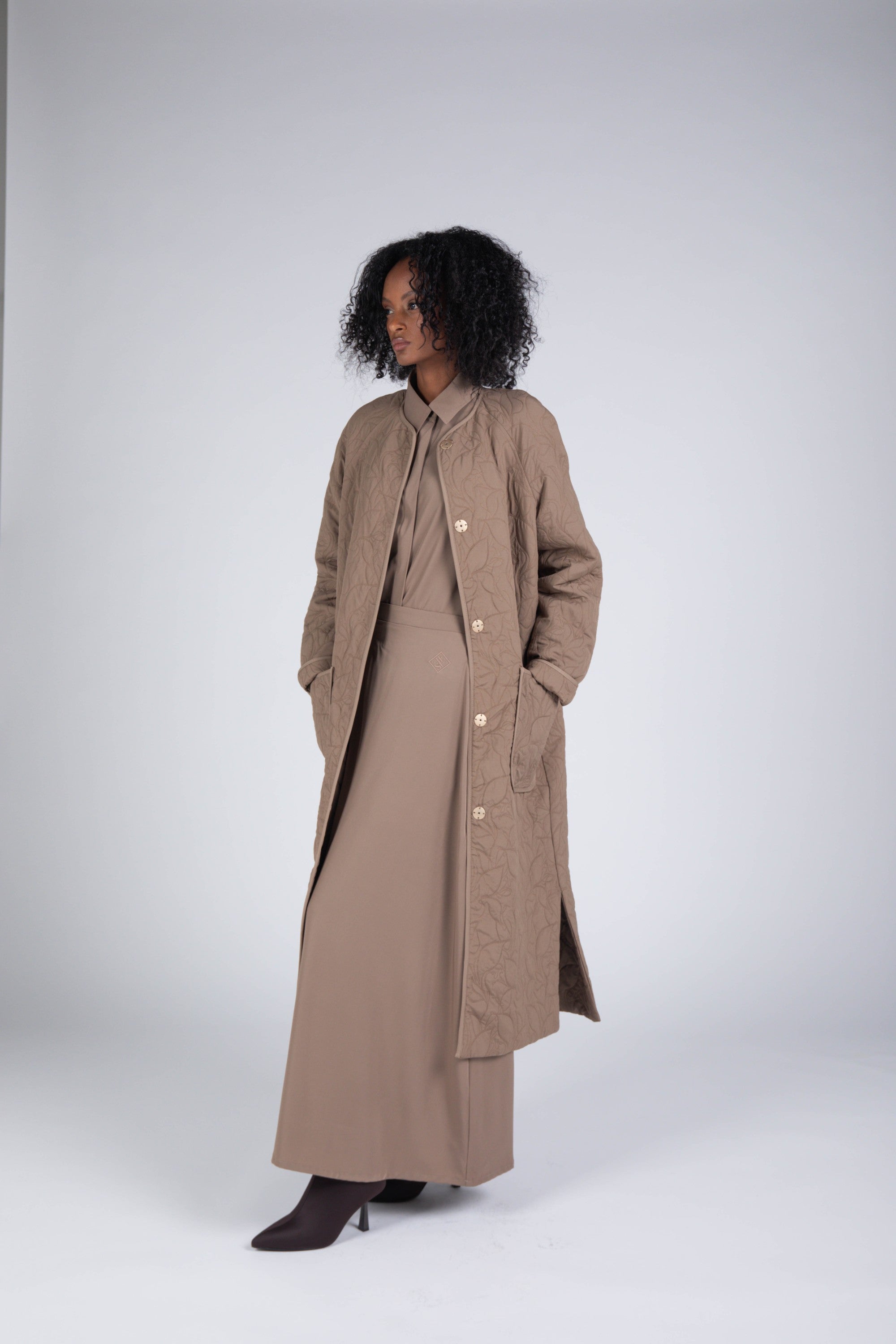 Sally Coat Brown