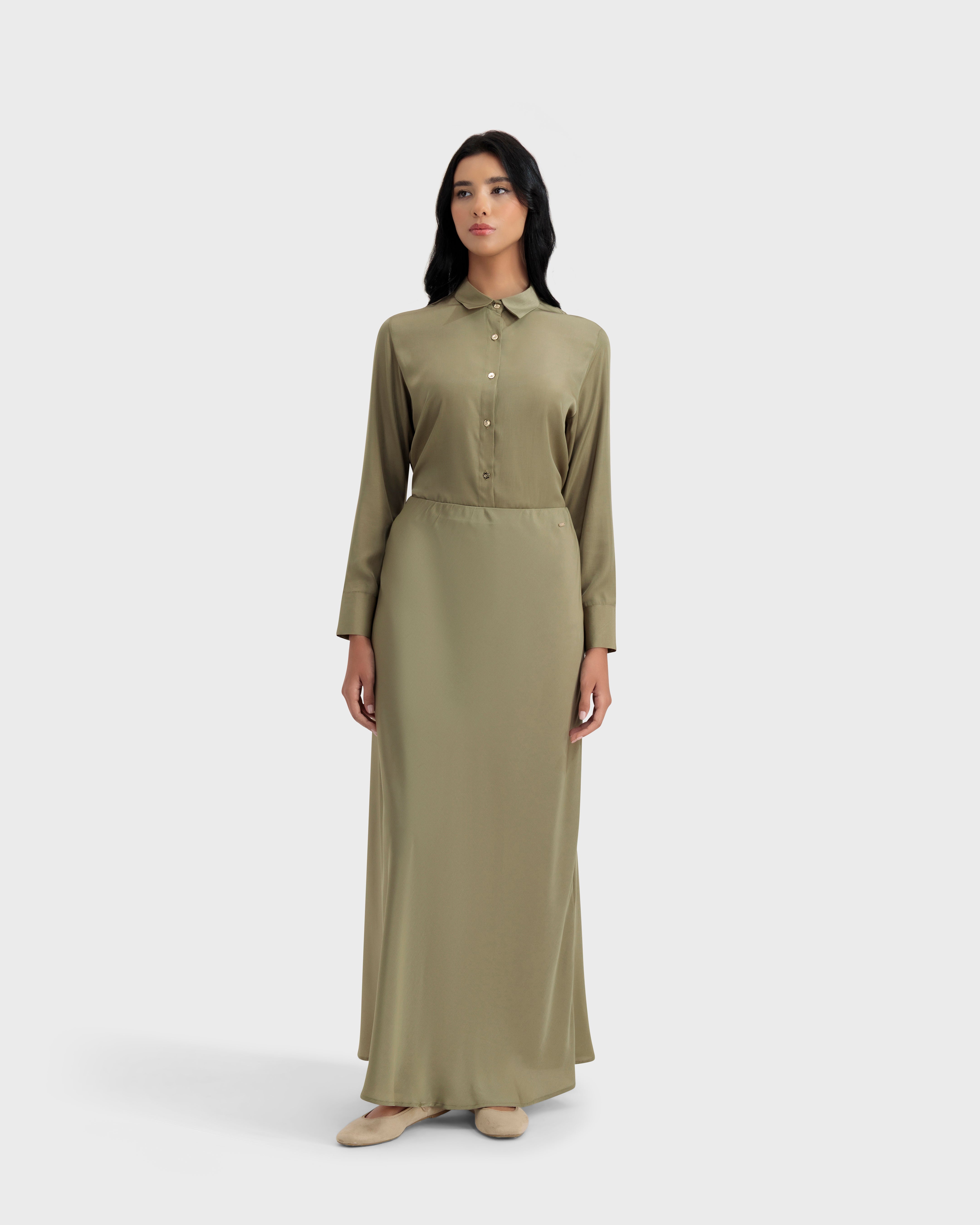 LARA SKIRT OLIVE GREEN