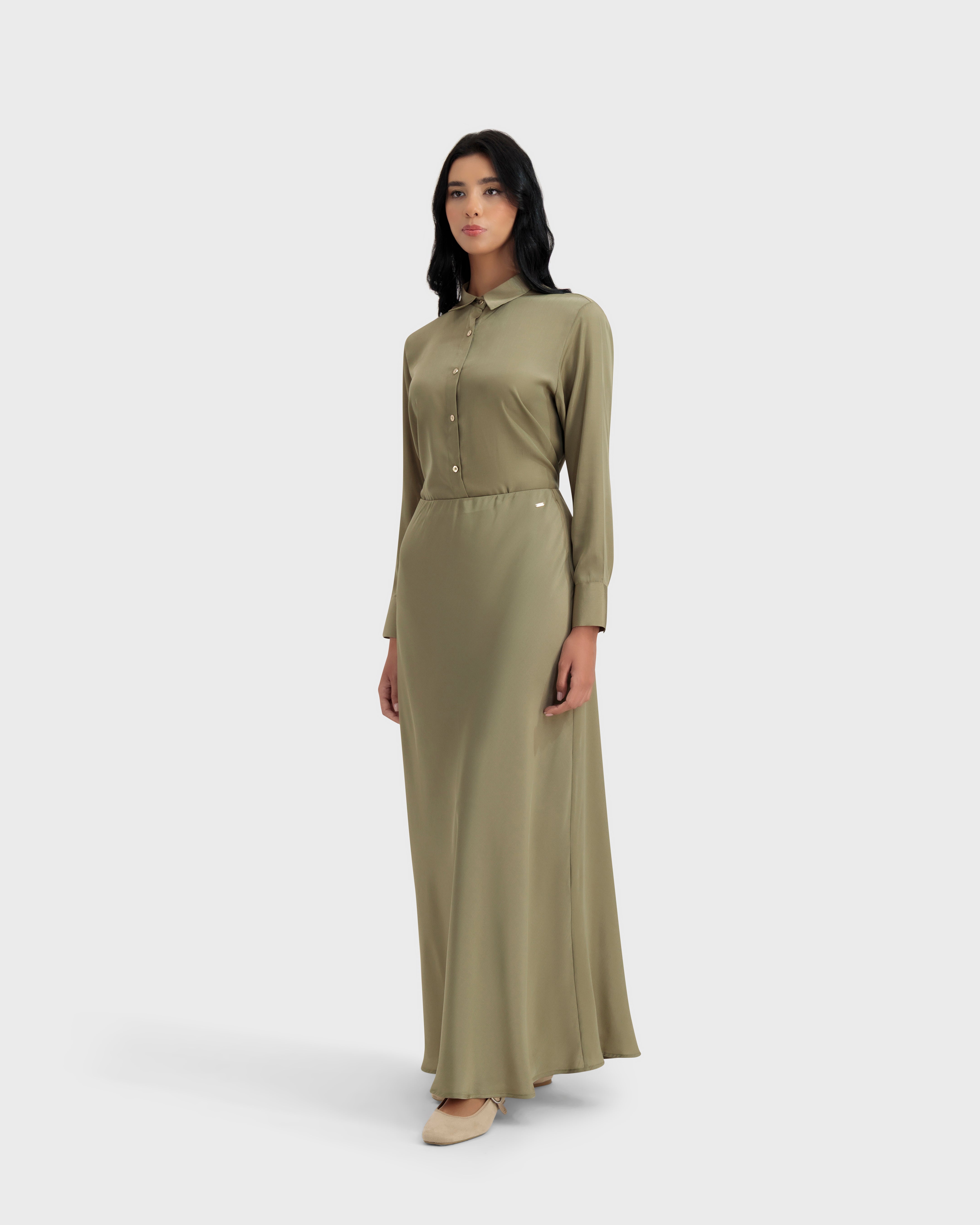 LARA SKIRT OLIVE GREEN