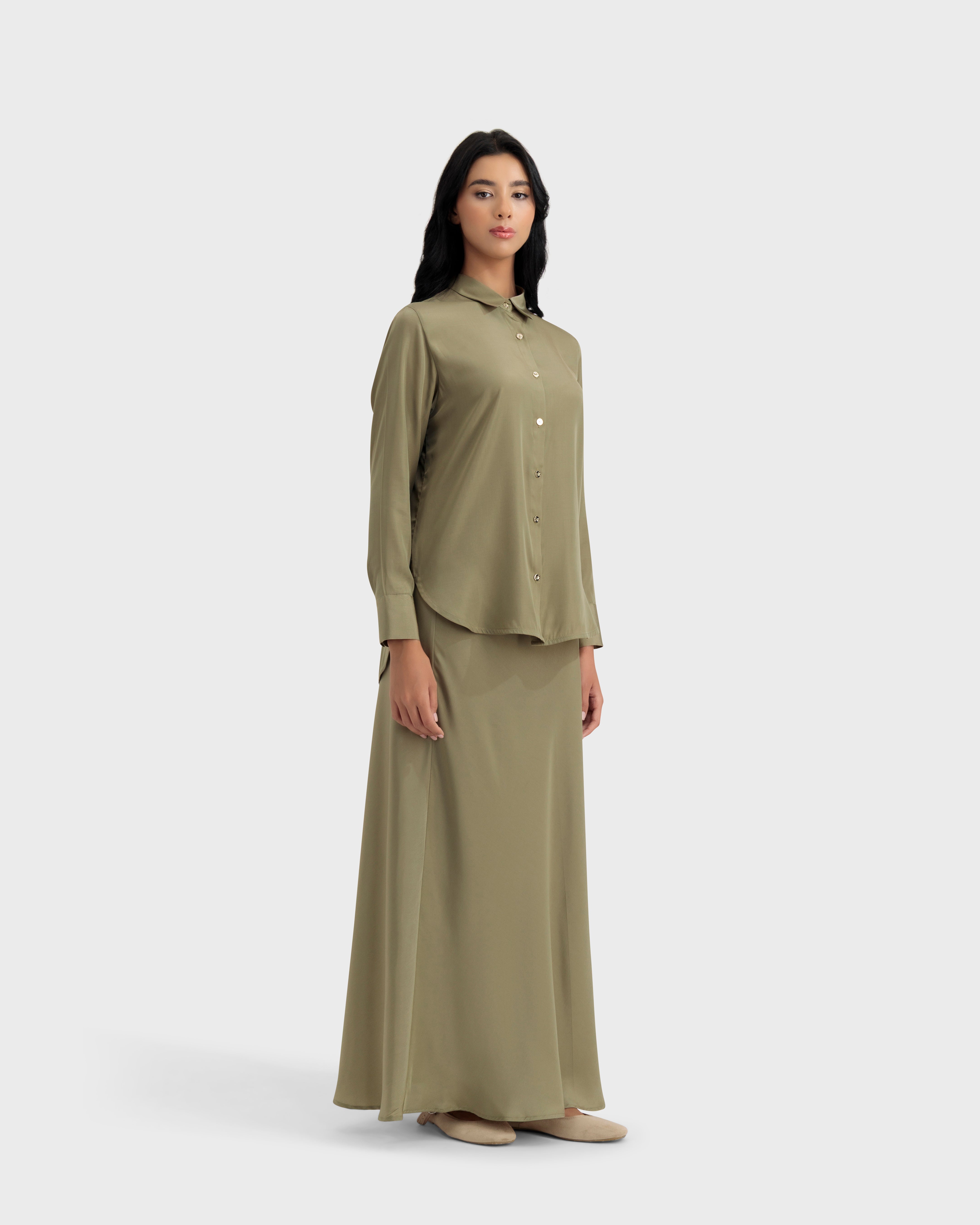 NANI BLOUSE OLIVE GREEN
