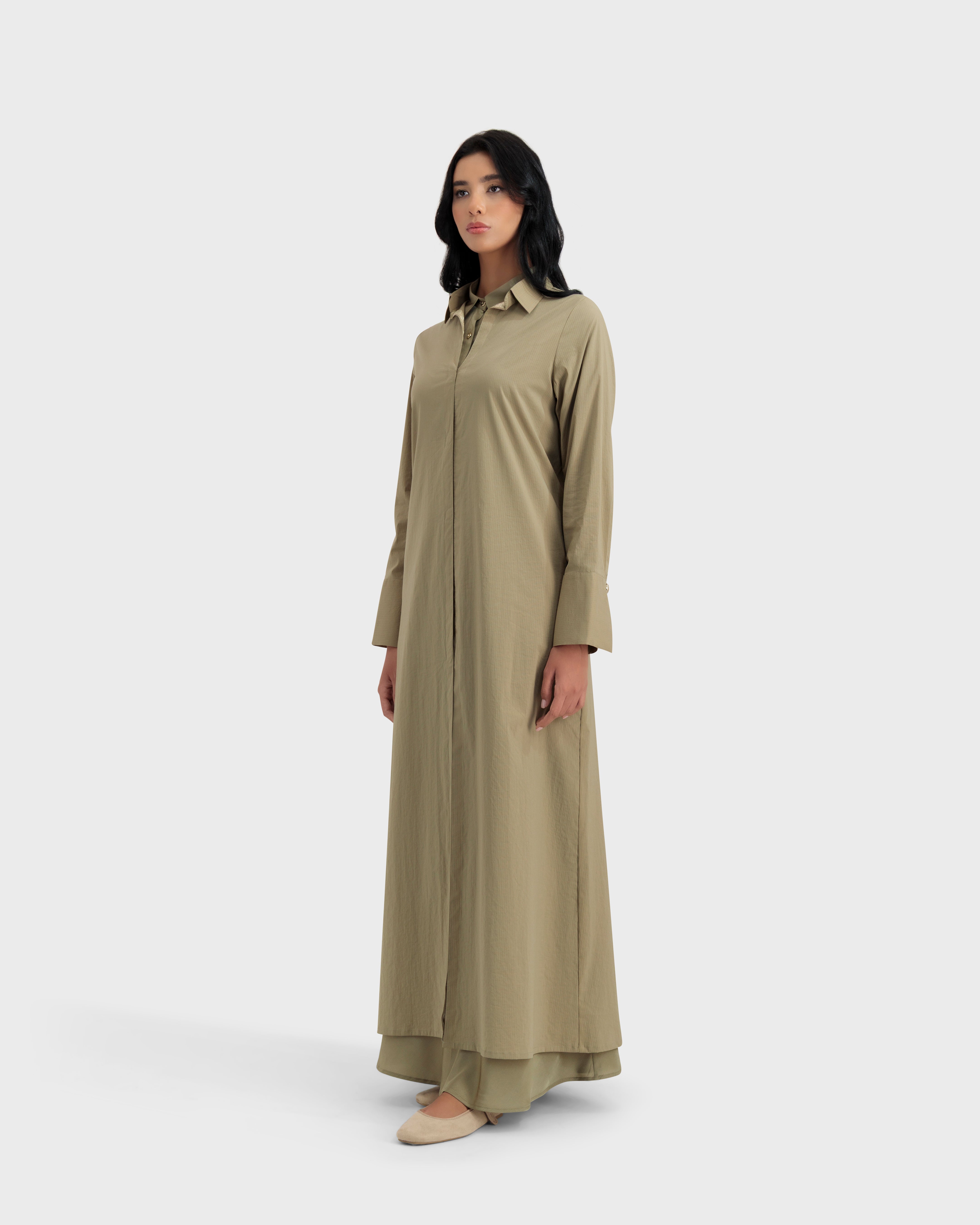 TALIA LIGHT COAT OLIVE GREEN