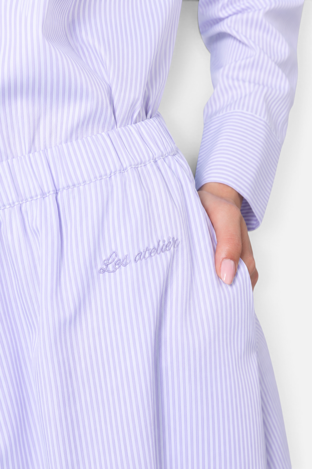 LUNA SKIRT <span>LILAC STRIPES</span>