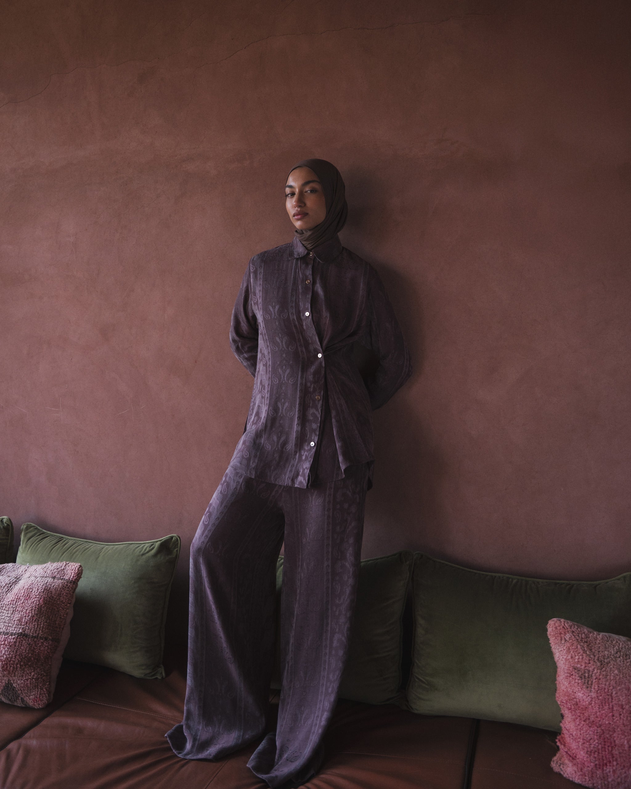 ARIA BLOUSE <span>DUSTY PLUM</span>