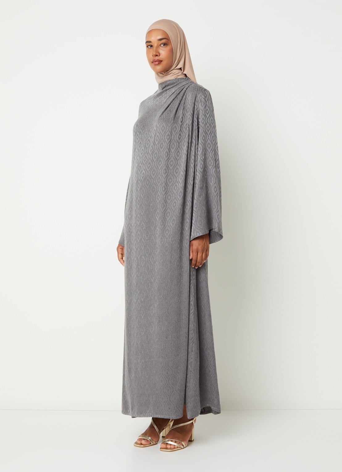 ZINEB DRESS <span>SHADED GREY</span>
