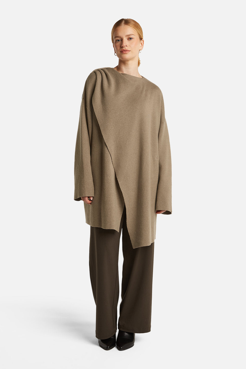 IMANE CARDIGAN <span>WARM TAUPE</span>