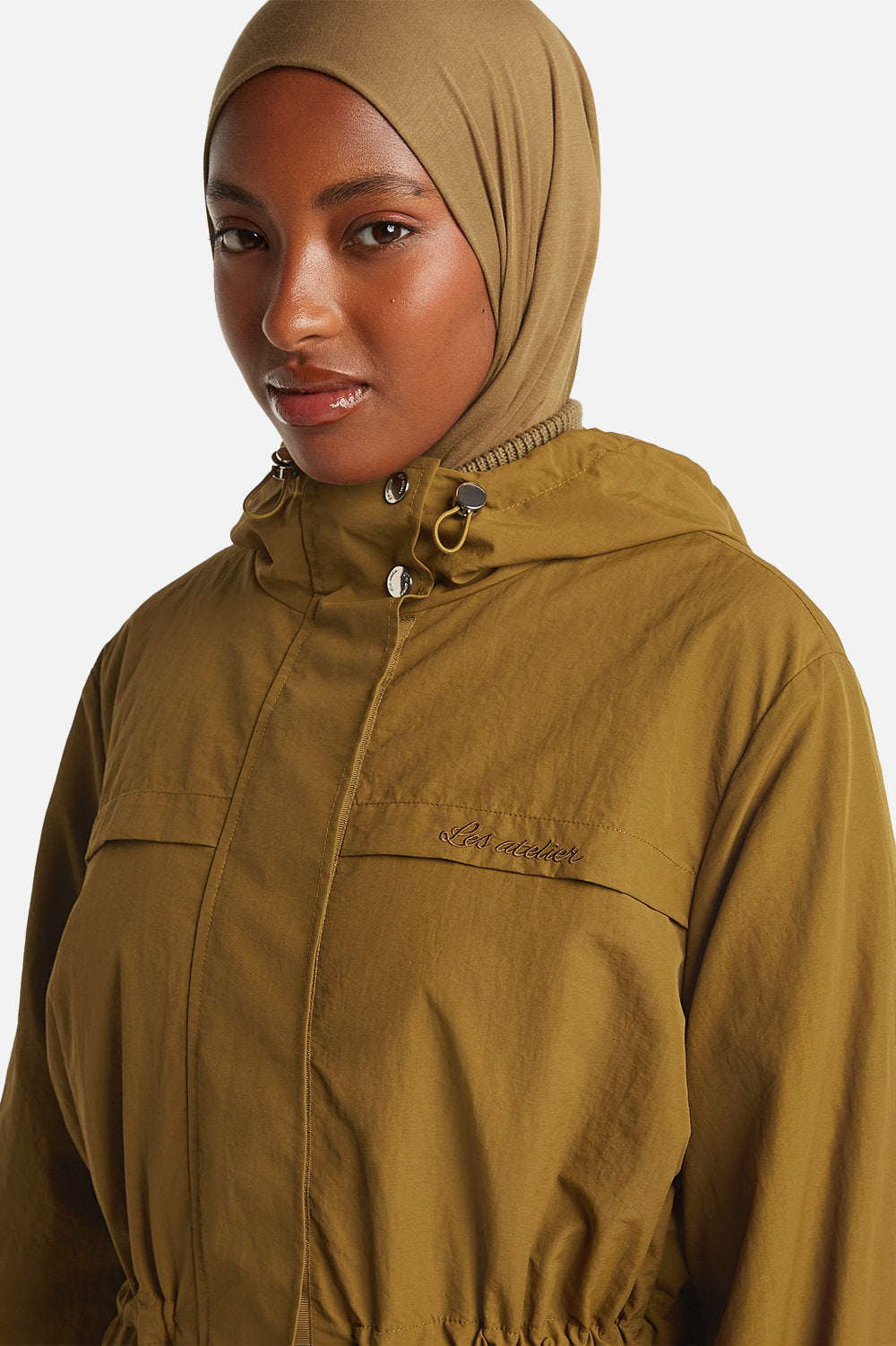 KIYARA WIND JACKET <span>DARK CAMEL</span>