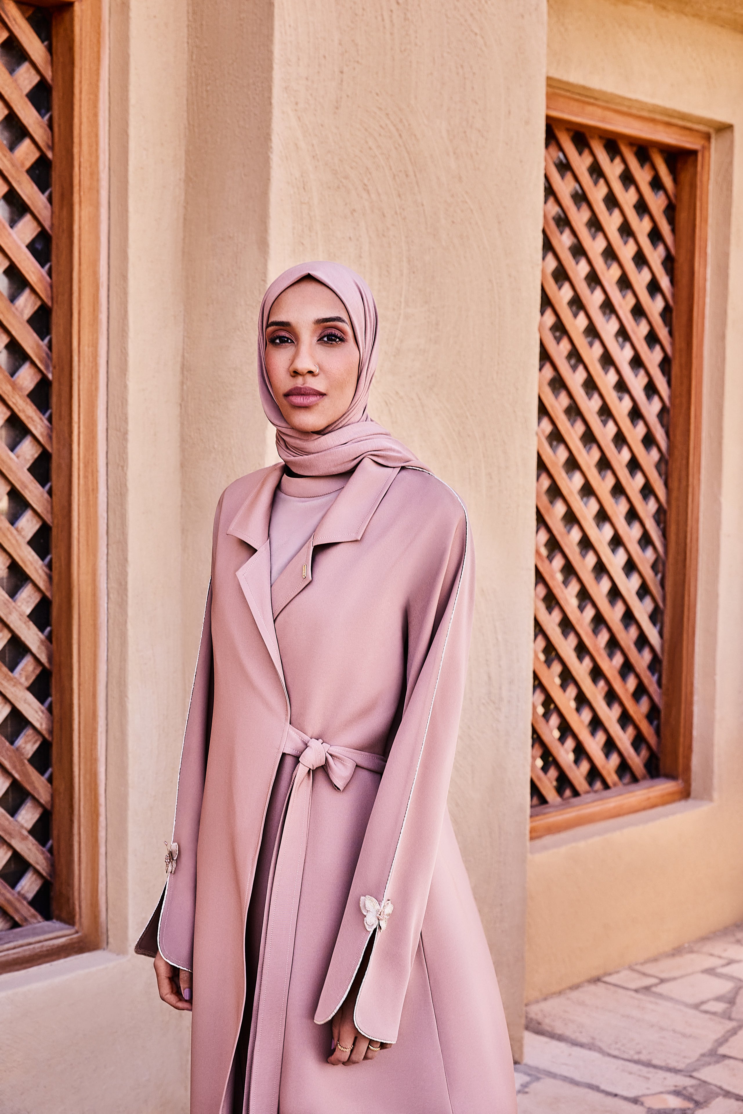 Inaya Light Coat Dusty Pink