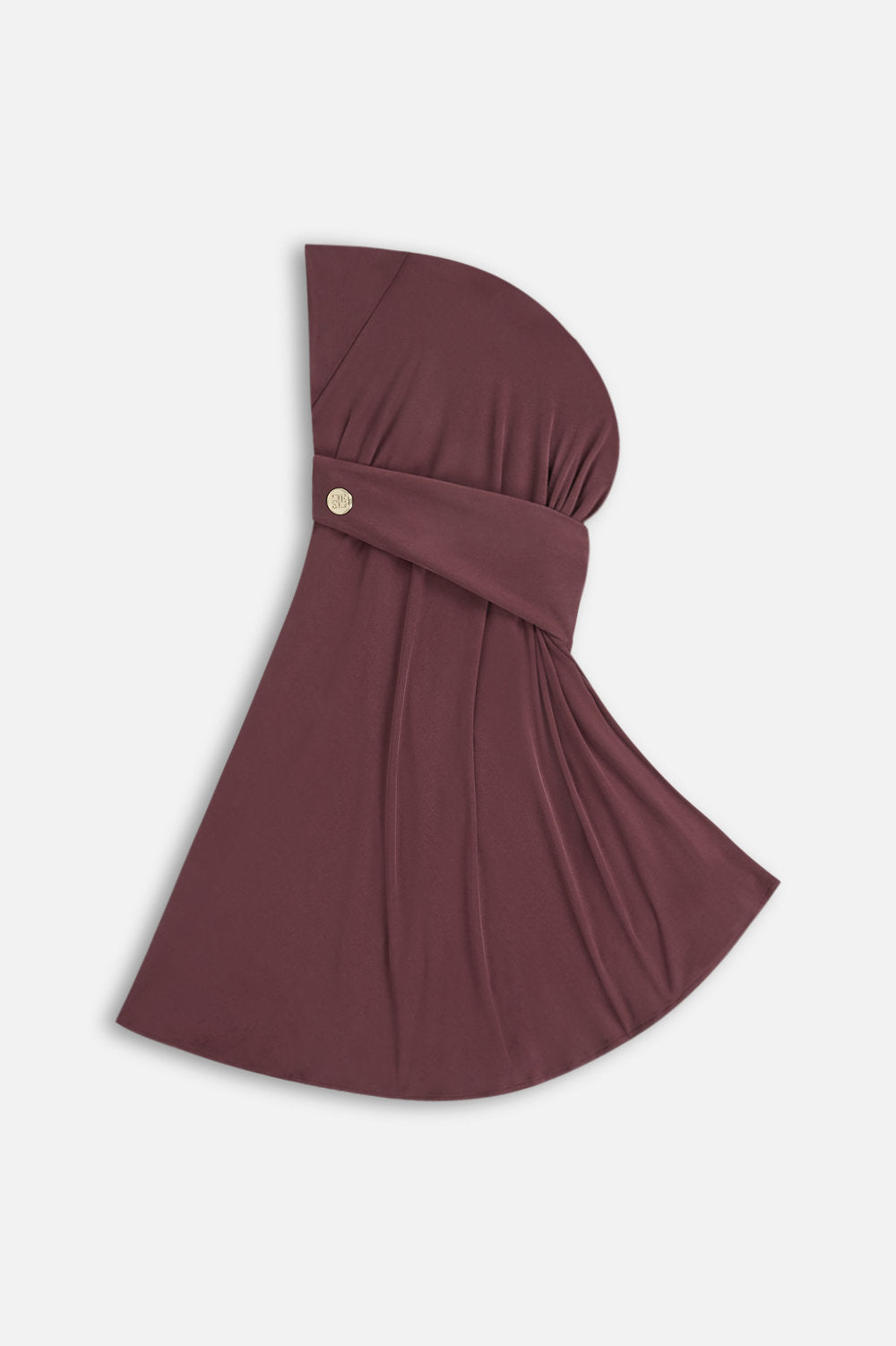 MODAL PULL ON SCARF LONG <span>DARK MULBERRY</span>