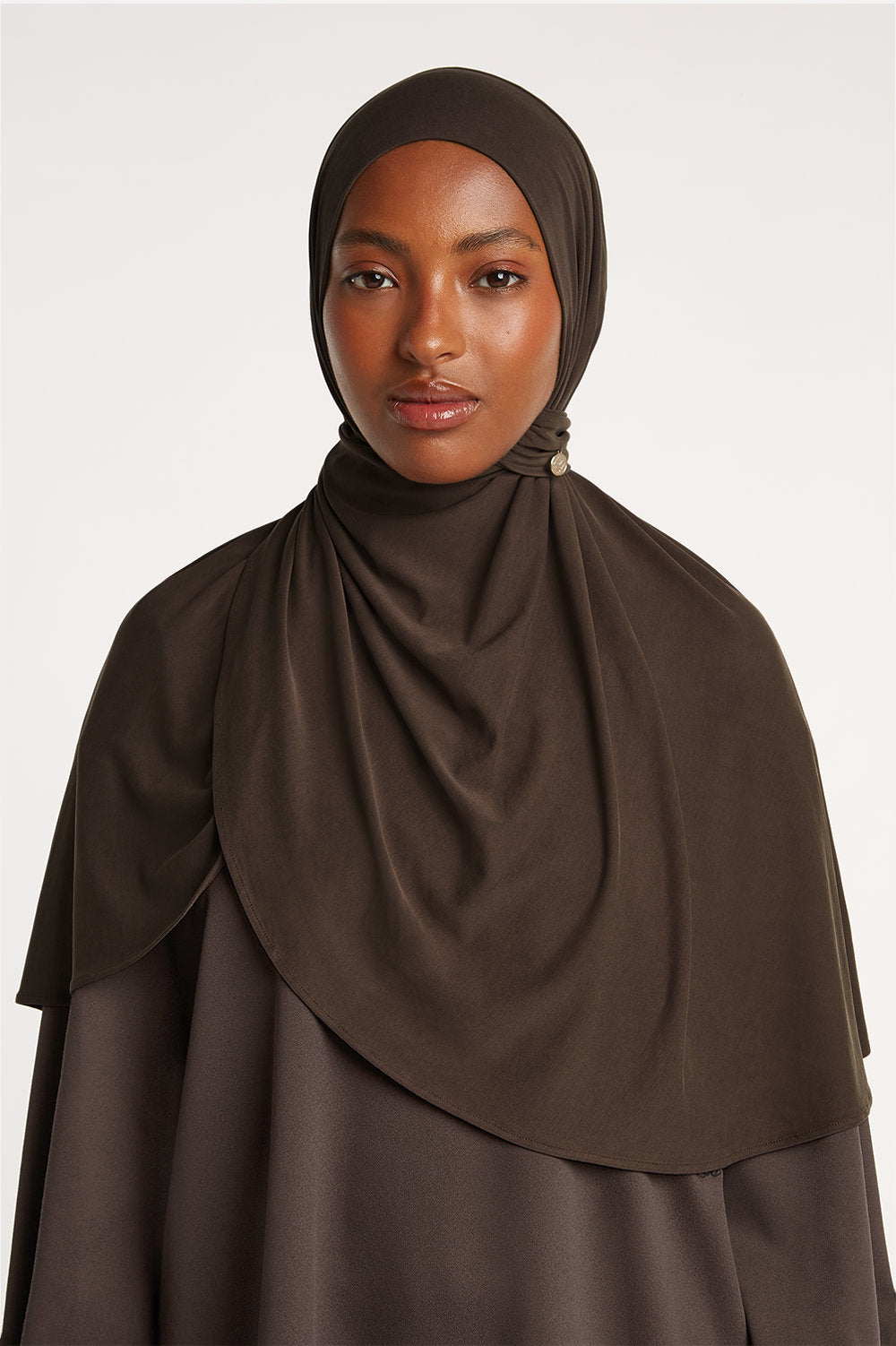 MODAL PULL ON SCARF LONG <span>ESPRESSO</span>
