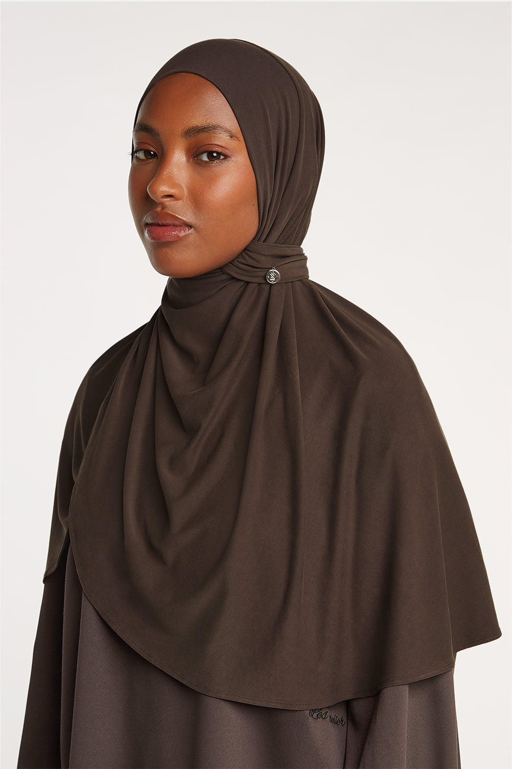MODAL PULL ON SCARF LONG <span>ESPRESSO</span>