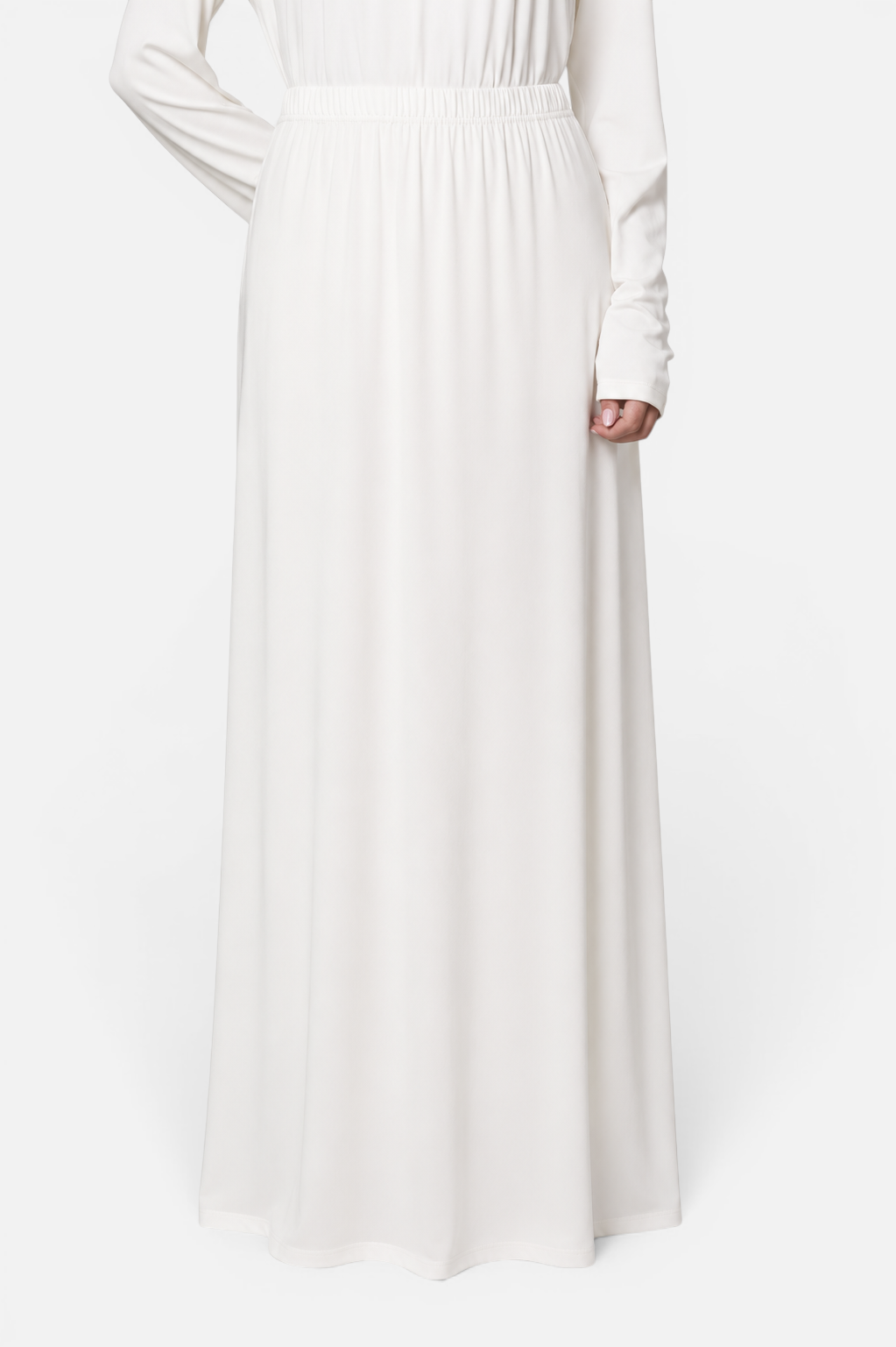 SERINE MODAL SKIRT <span>OFF WHITE</span>